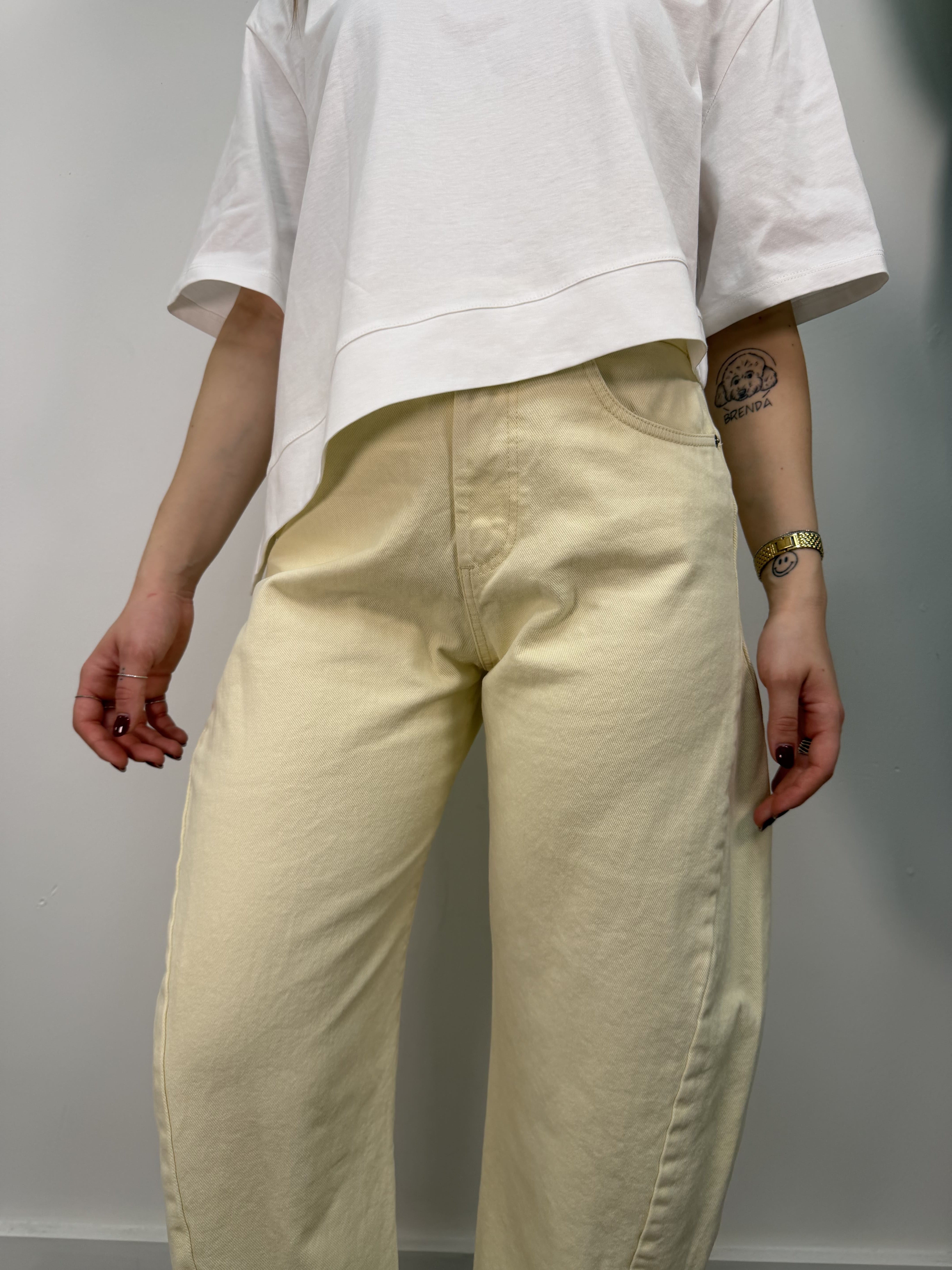 Jeans balloon sfrangiato Tensione In