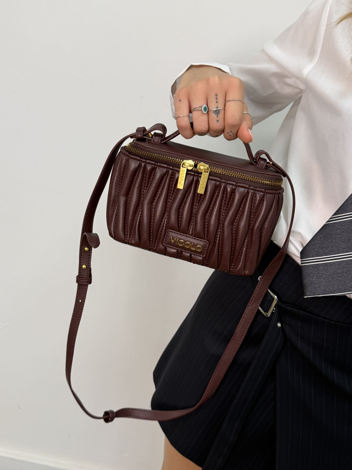Borsa Charlotte trapuntata puffy Vicolo