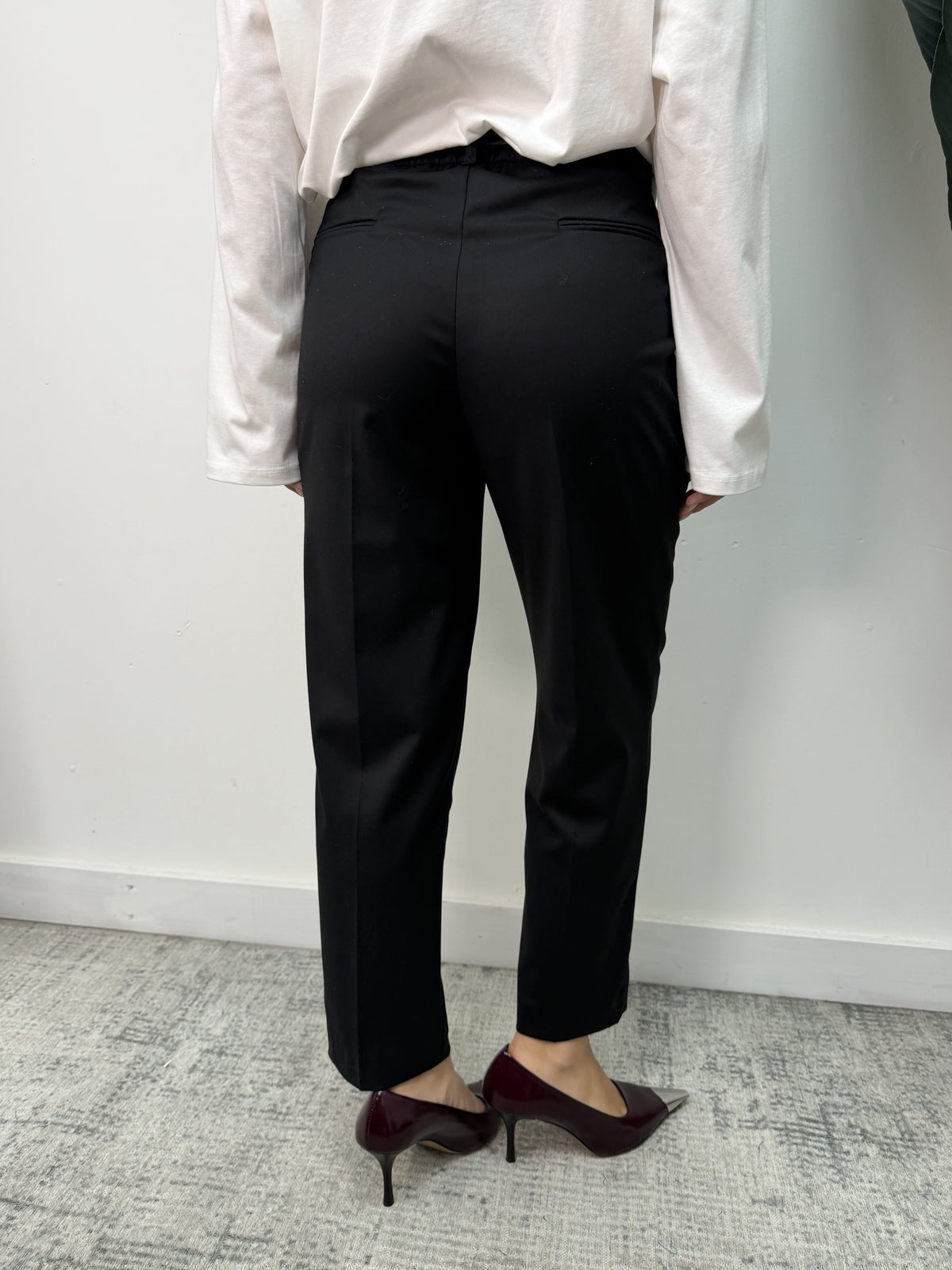 Pantalone sigaretta con pinces Dixie