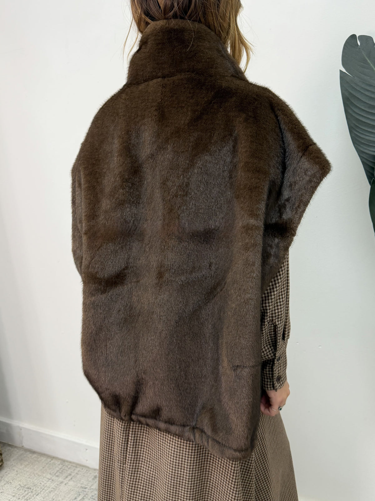 Gilet over in ecopelliccia MyD