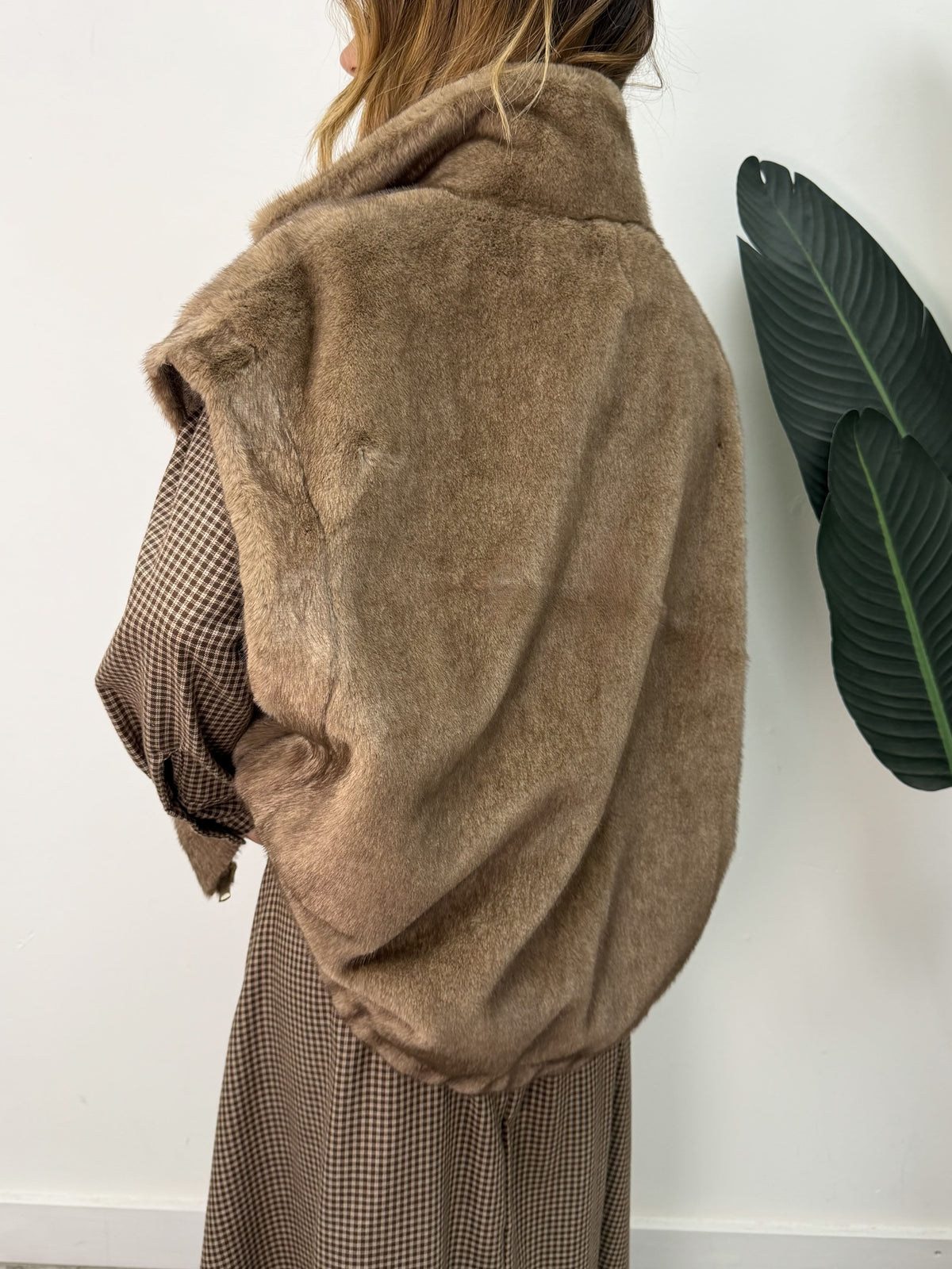 Gilet over in ecopelliccia MyD
