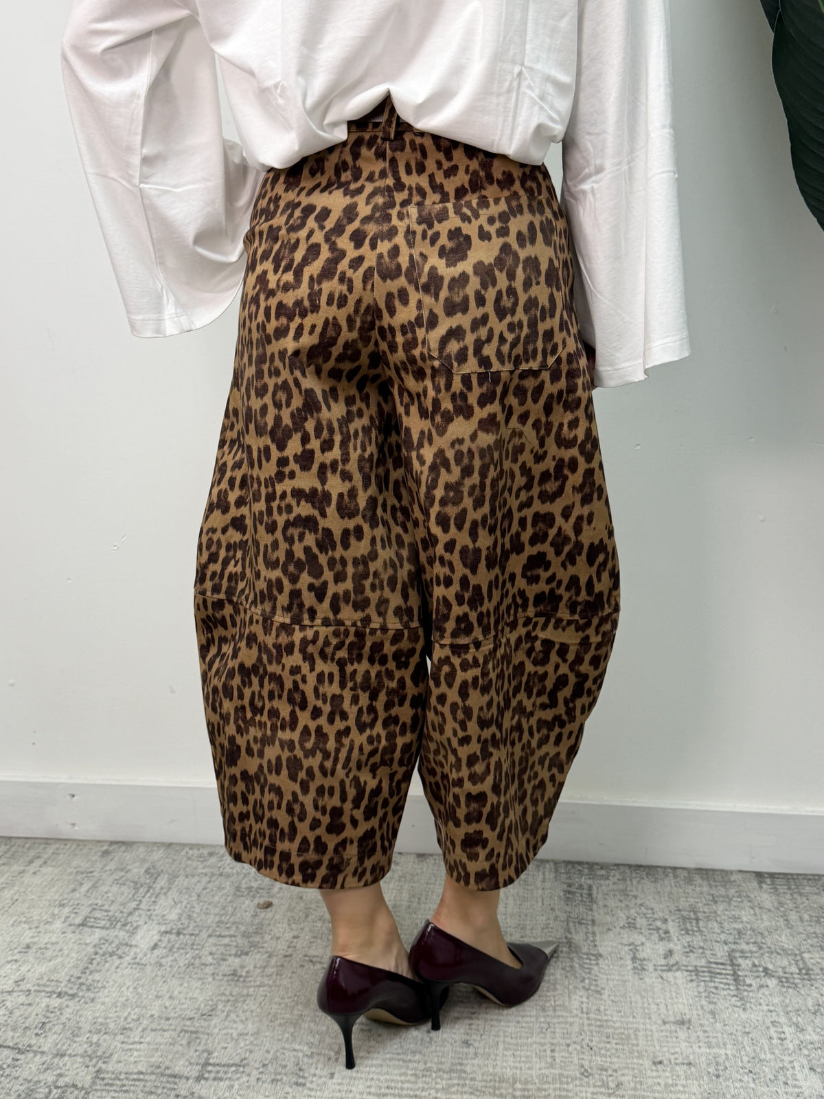 Pantalone gaucho balloon animalier Dixie