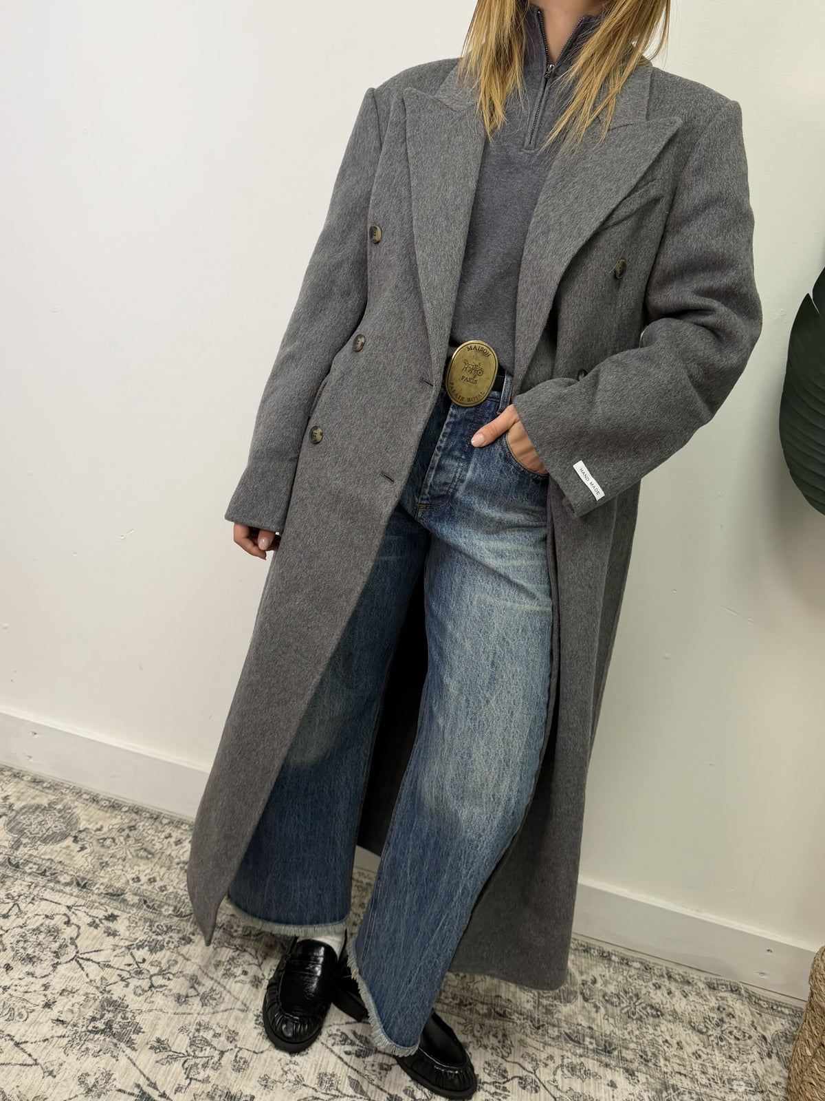 Cappotto lungo doppiopetto Hand Made HaveOne