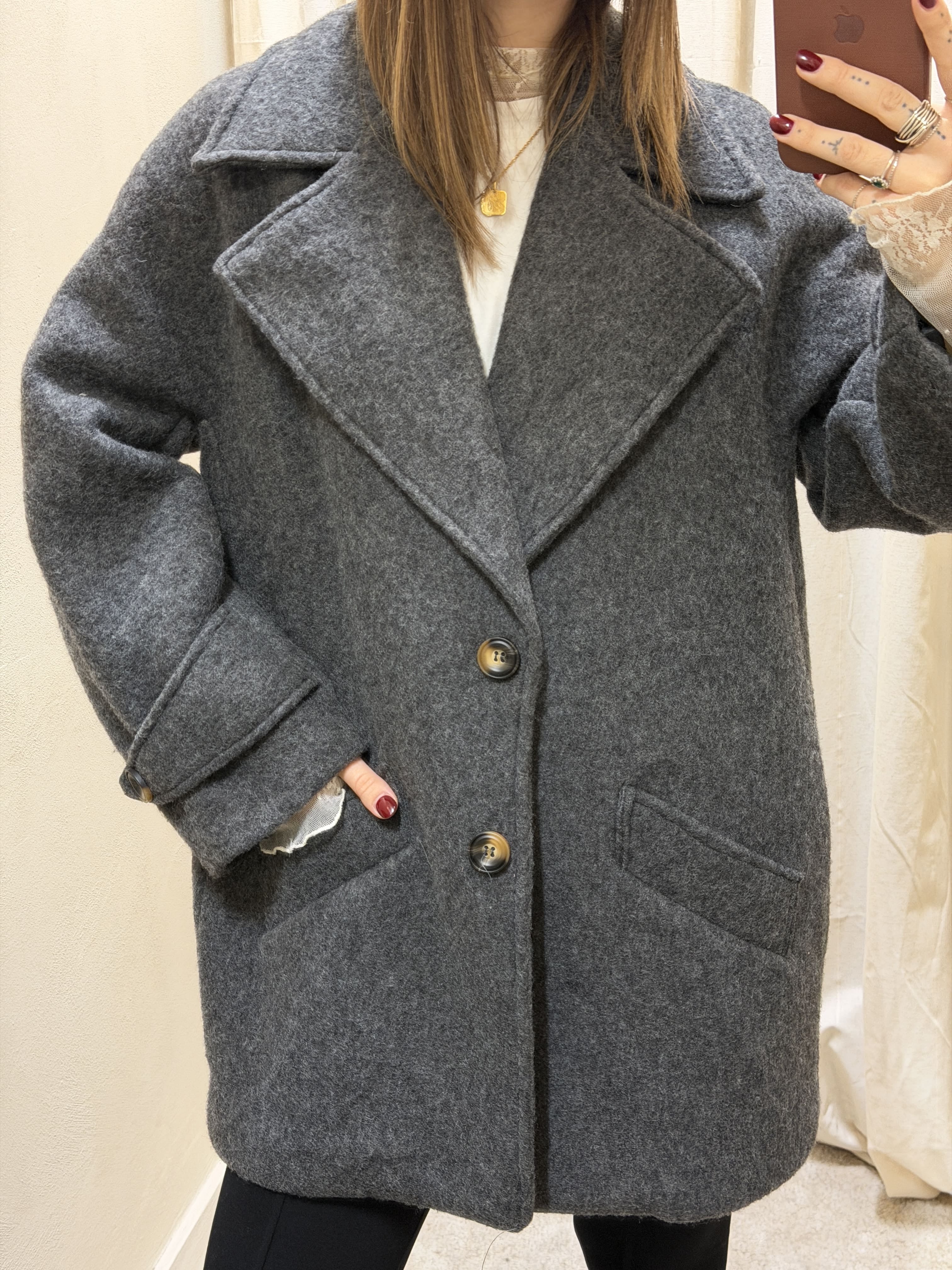 Cappottino ovetto in lana cotta MyD