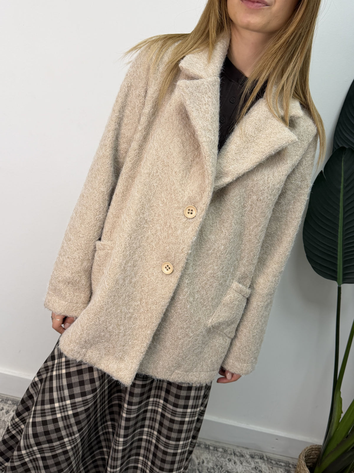 Giacca cappottino teddy MyD