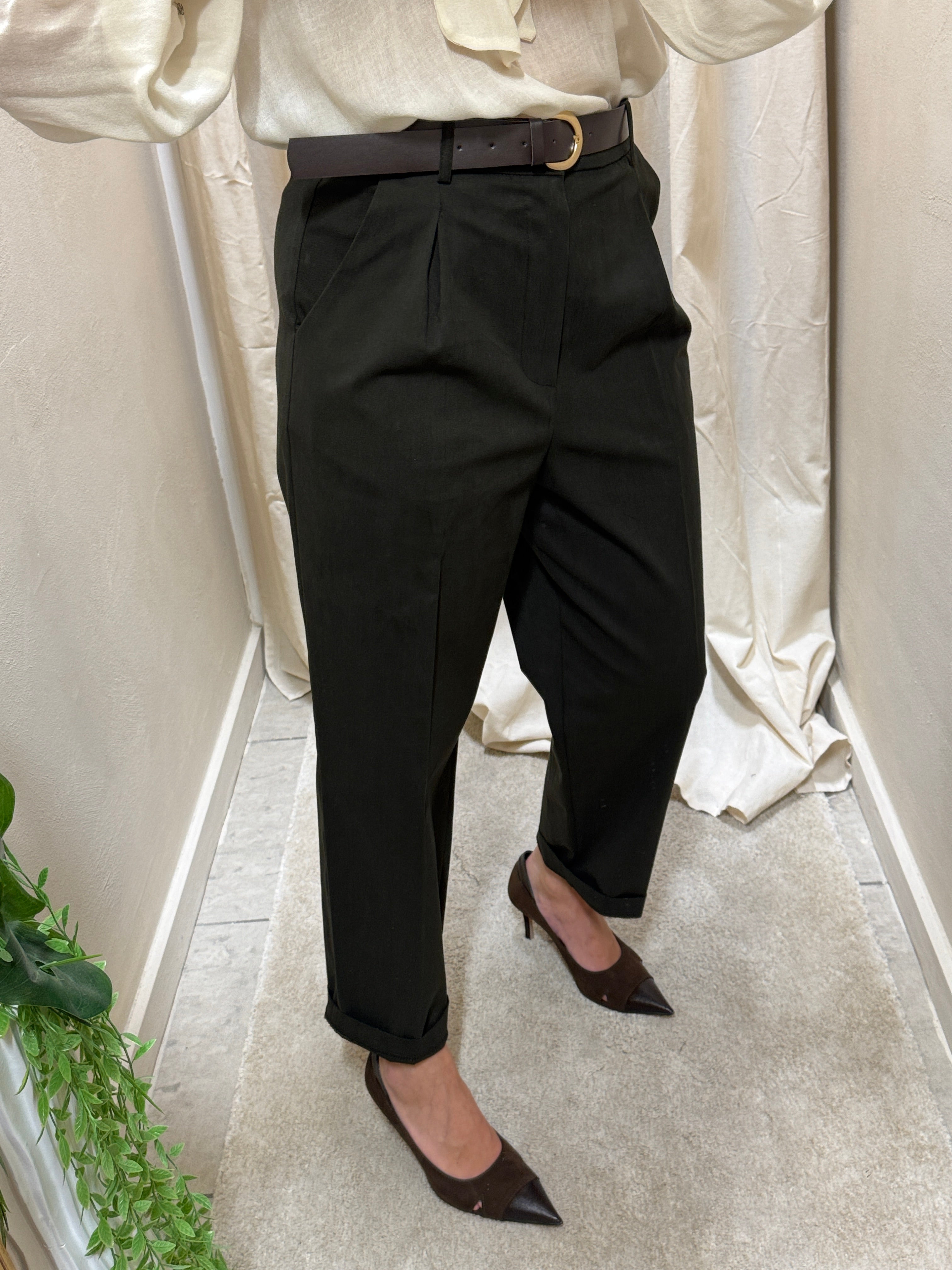 Pantalone baggy in fustagno Susy Mix