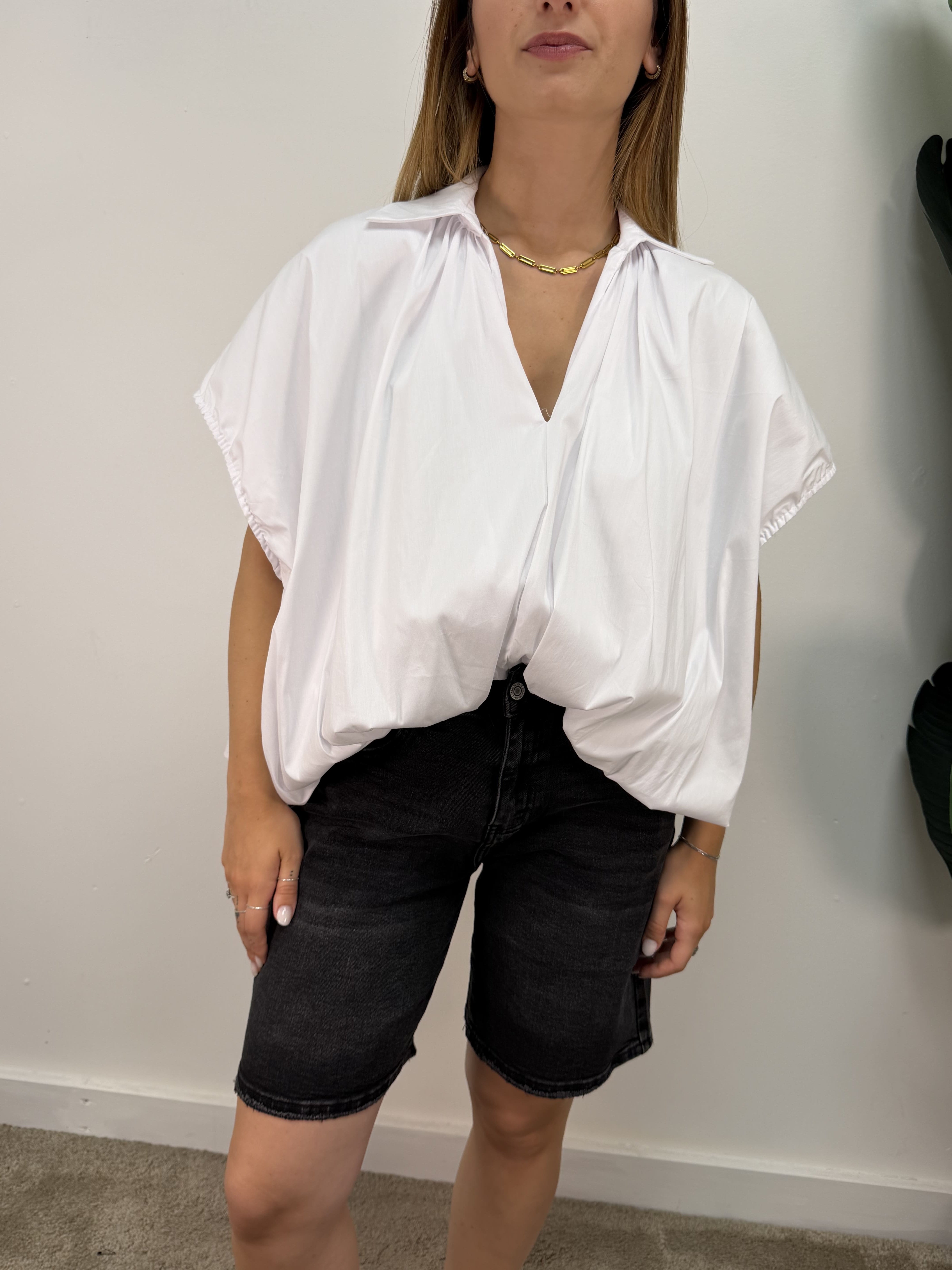 Blusa smanicata a palloncino MyD