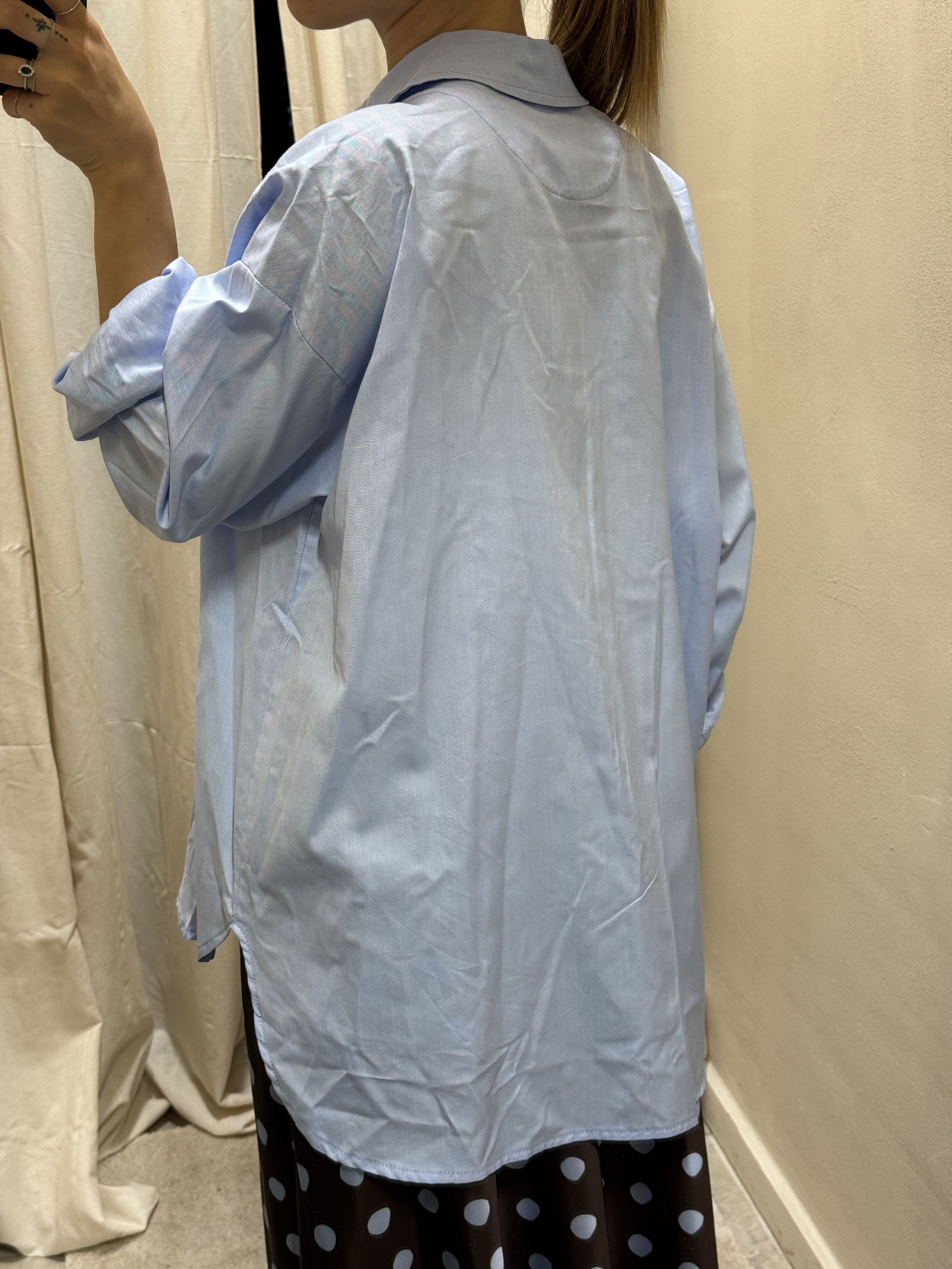 Camicia oversize in cotone Oxford Tensione In