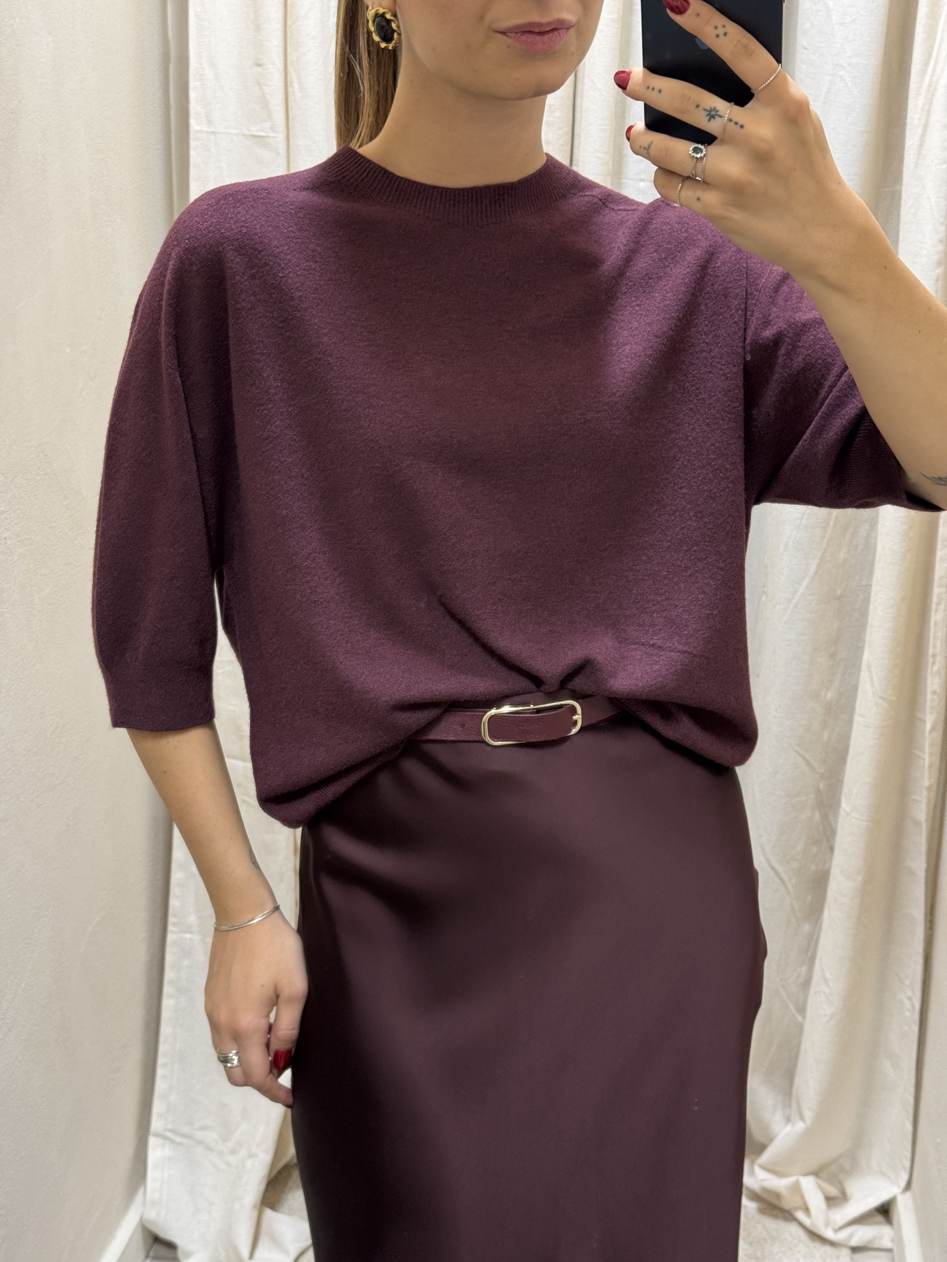 Maglia in filo mezza manica Imperial