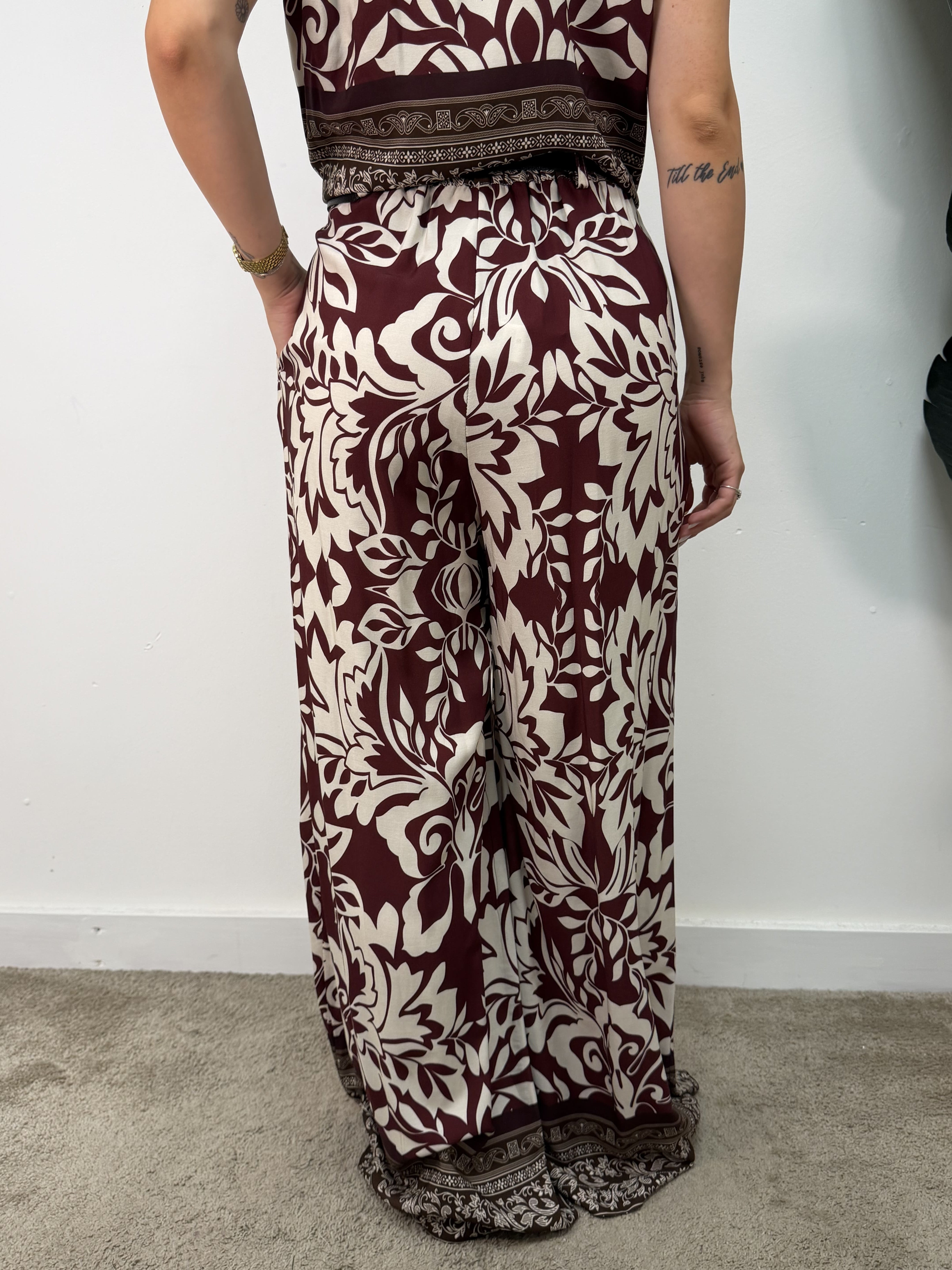 Pantalone ampio fantasia Susy Mix