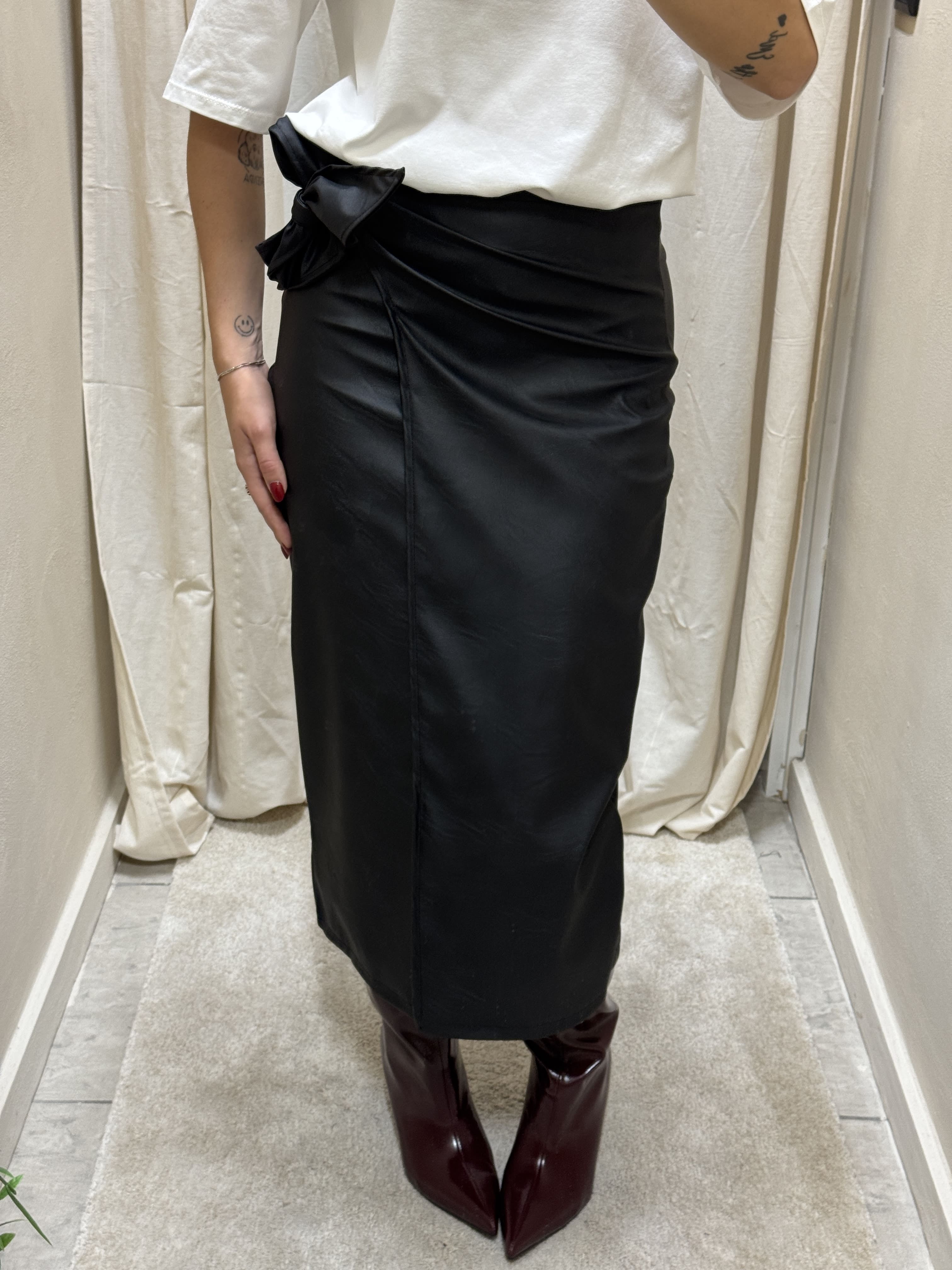 Gonna portafoglio in ecopelle MyD