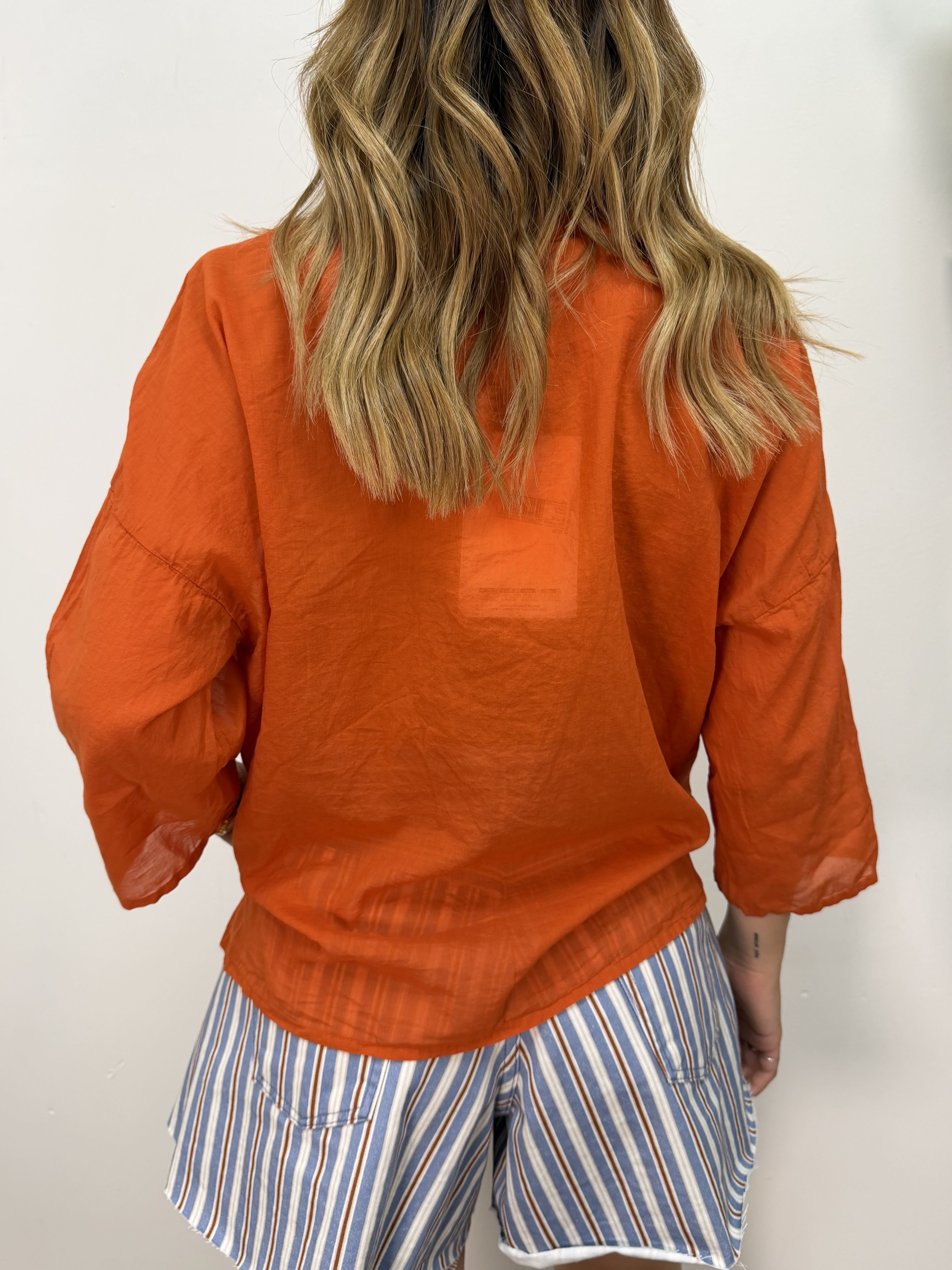 Camicia in mussola di cotone HaveOne THE ISLAND