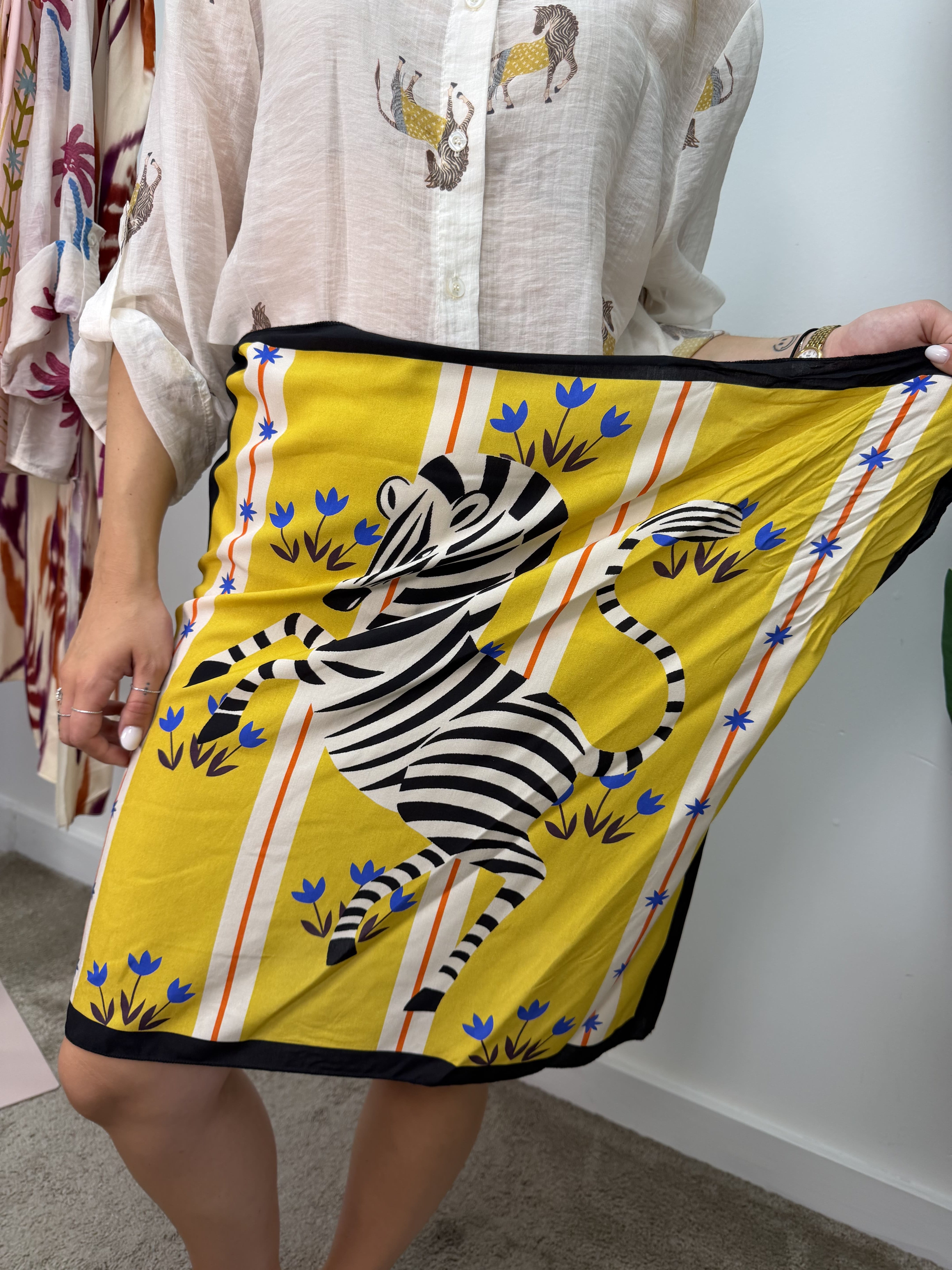 Gonna pareo stampa "zebra" HaveOne THE ISLAND