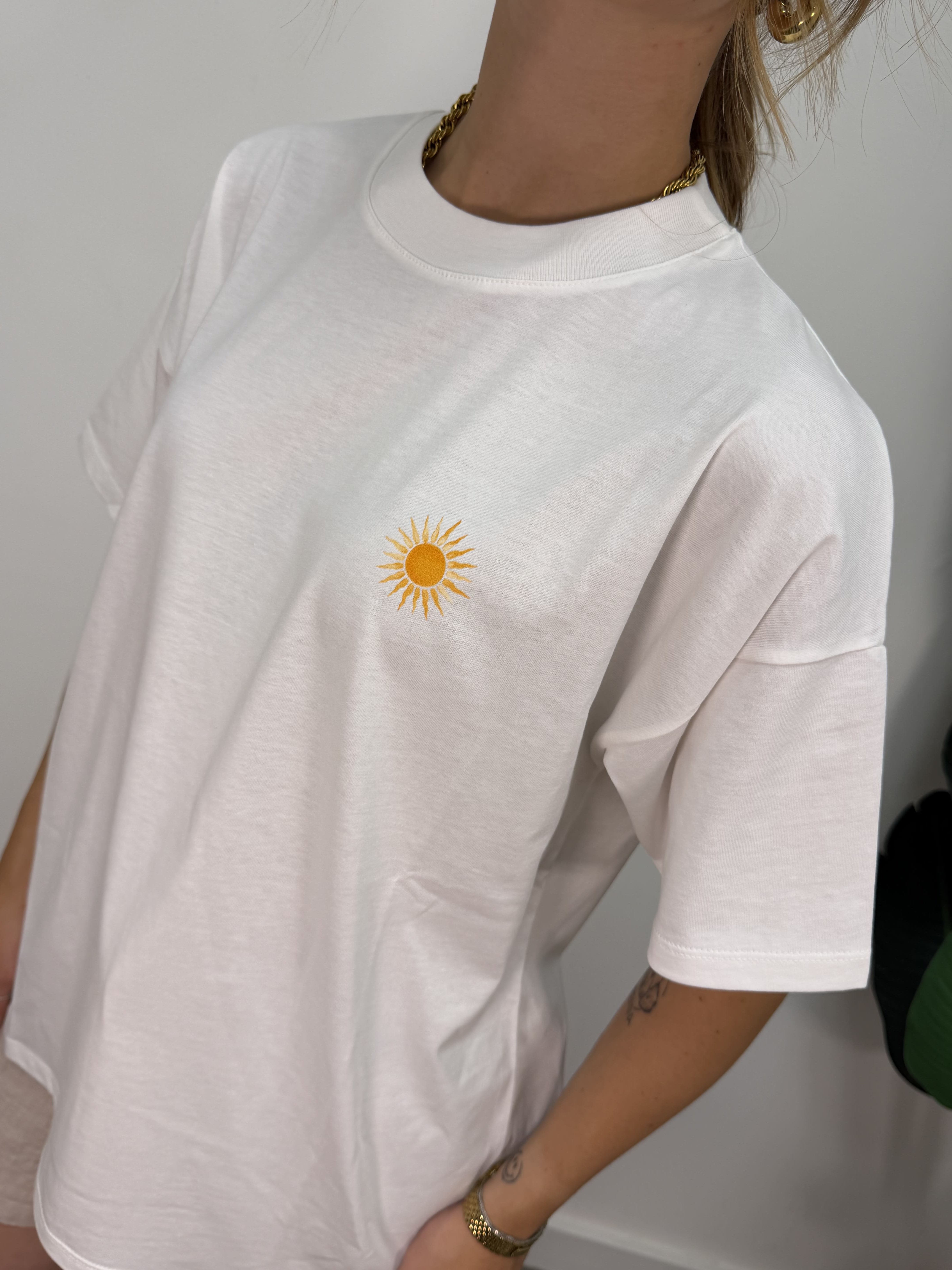 T-shirt stampa pellicano Vicolo