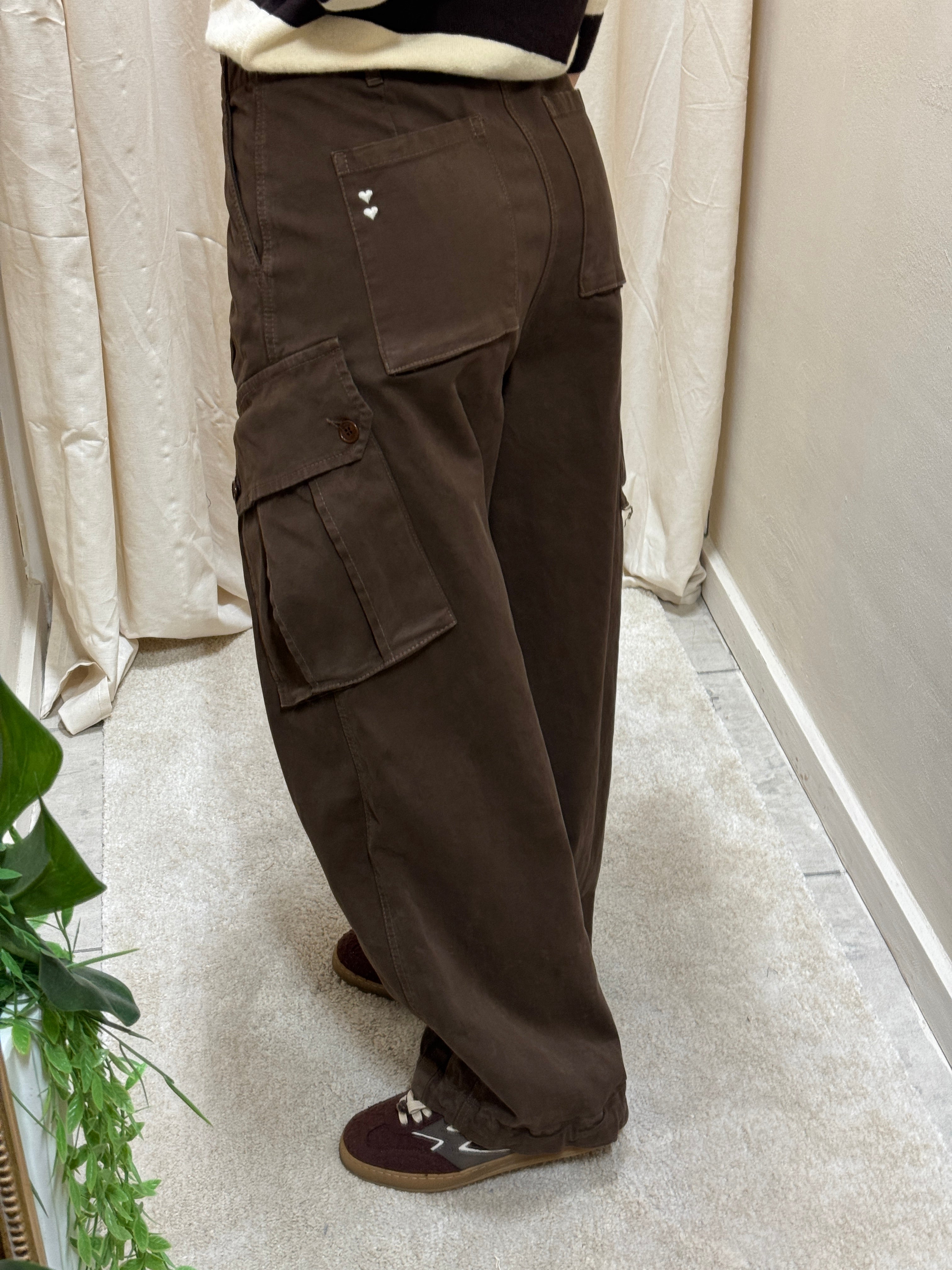 Pantalone cargo con coulisse Please