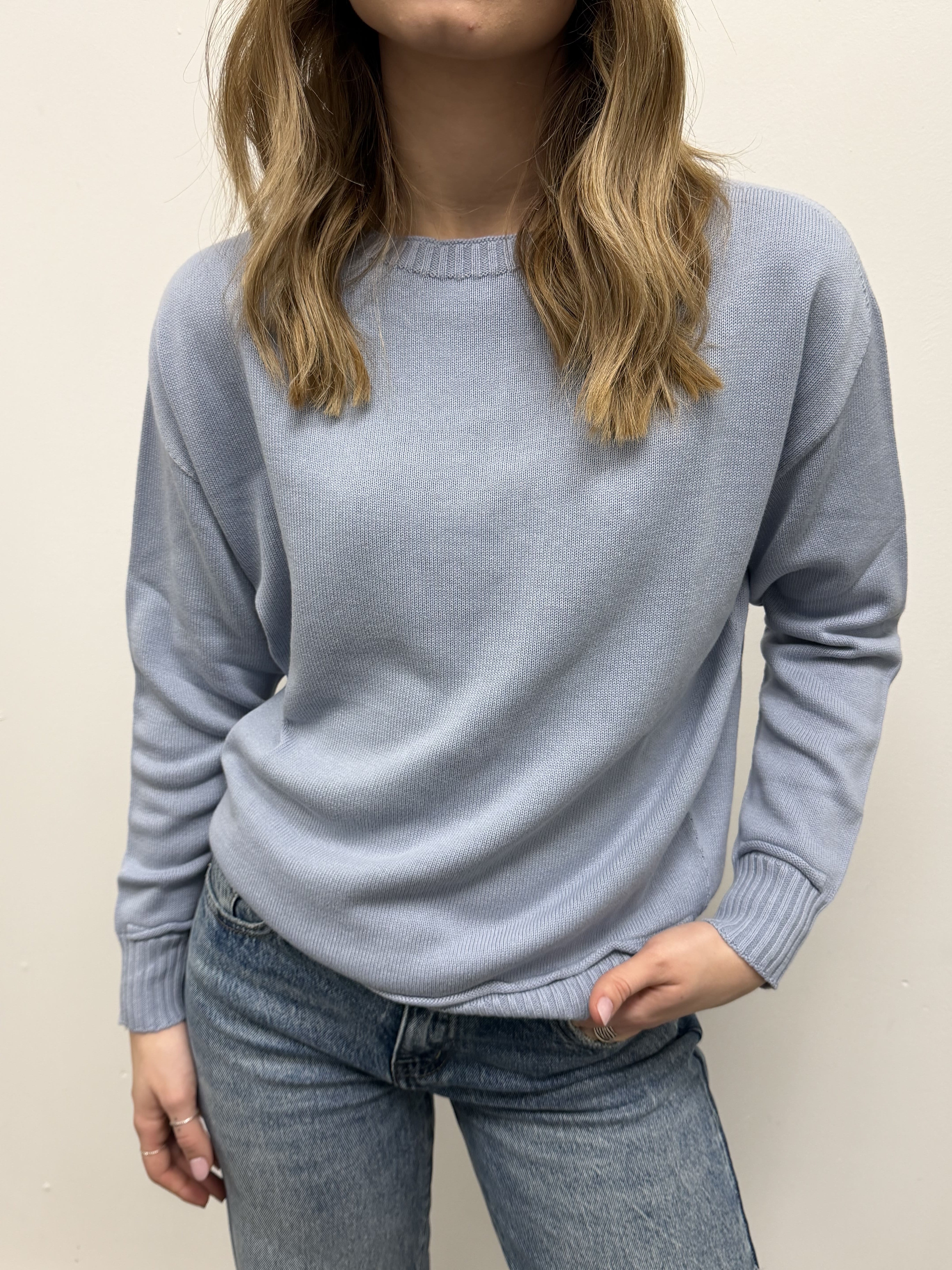 Maglioncino girocollo in cotone Susy Mix