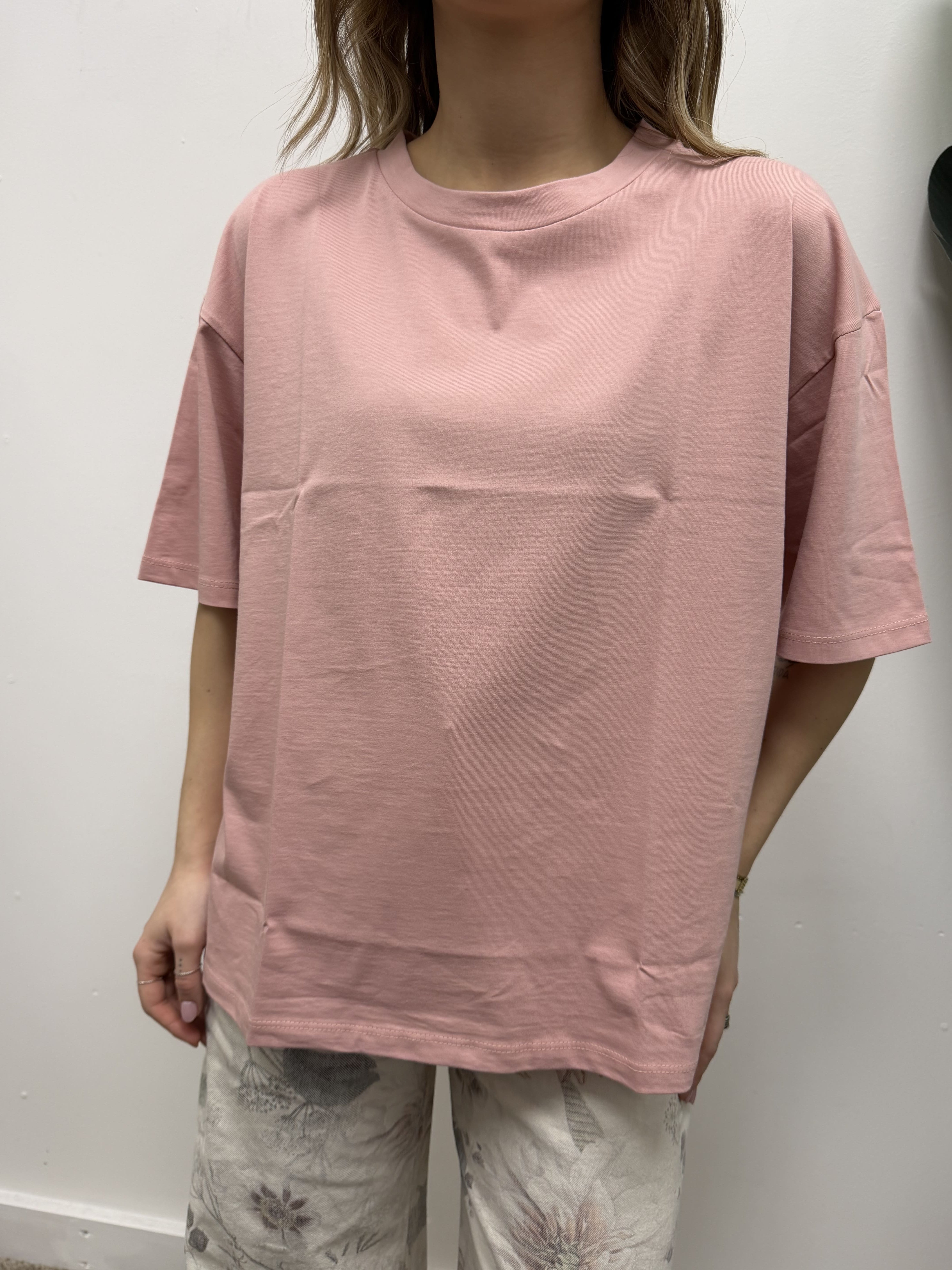 T-shirt basic oversize 100% cotone Susy Mix
