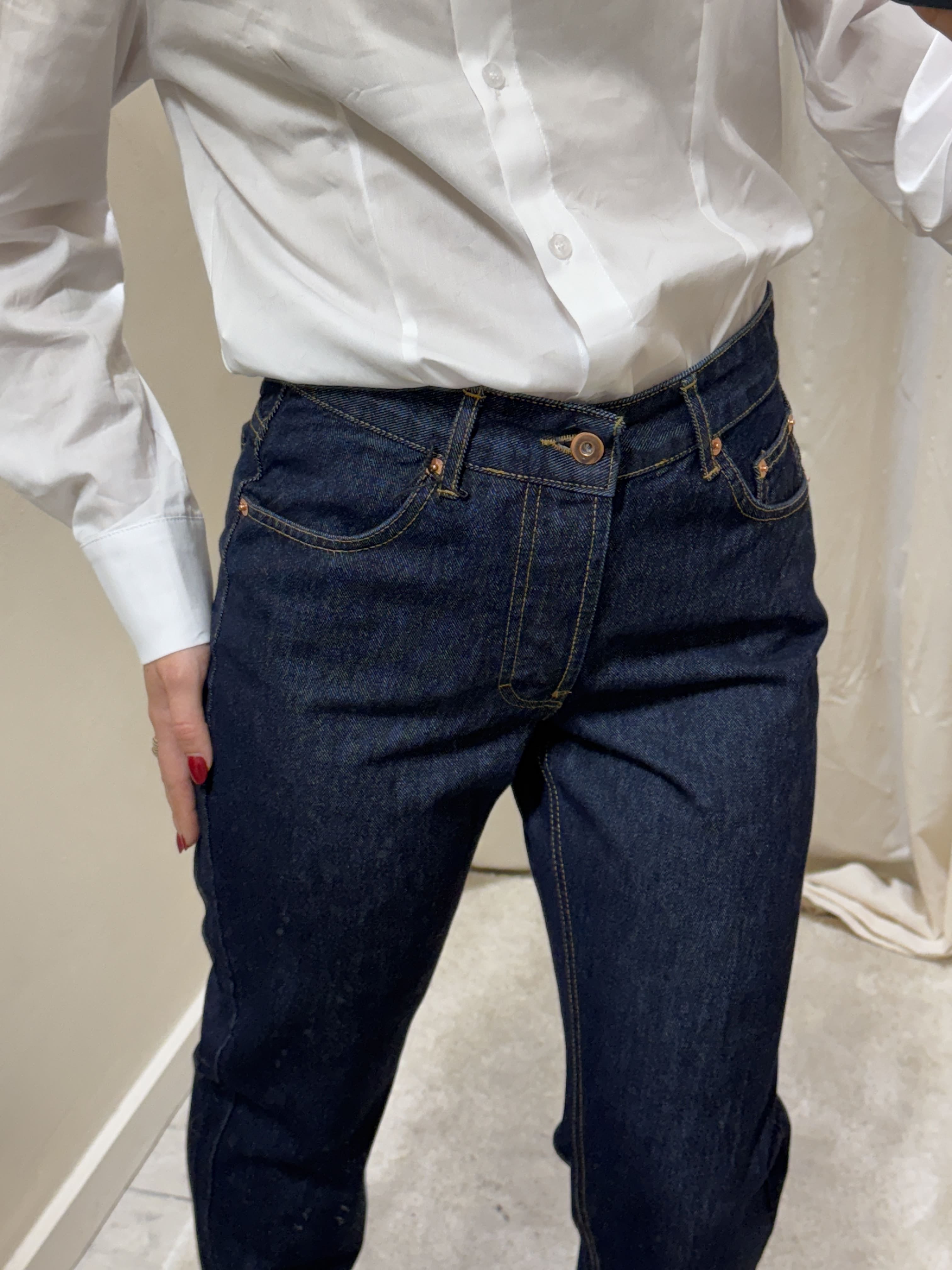 Jeans sigaretta 501 blu Tensione In