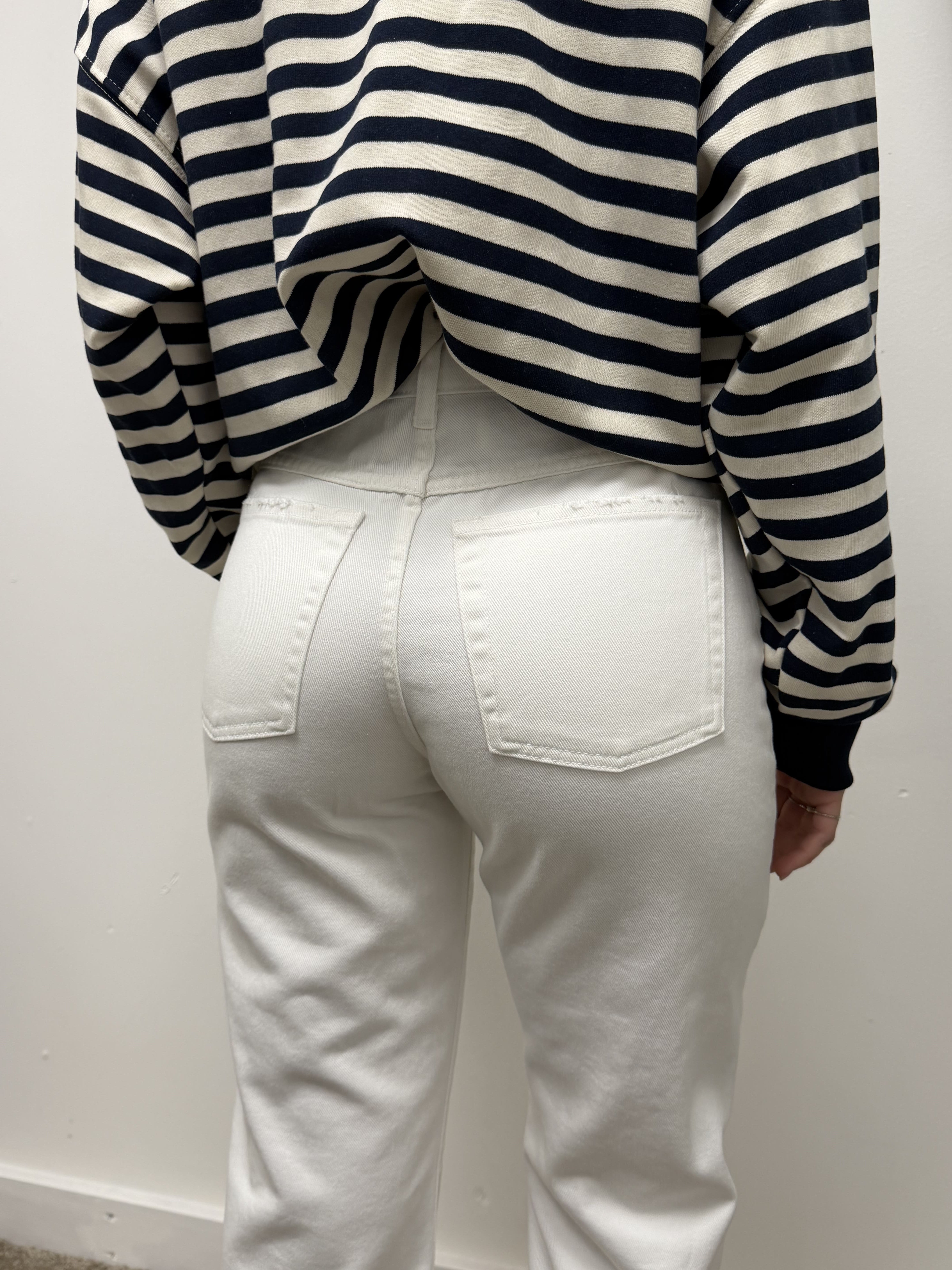 Jeans sigaretta mod. Tom bianco Tensione In