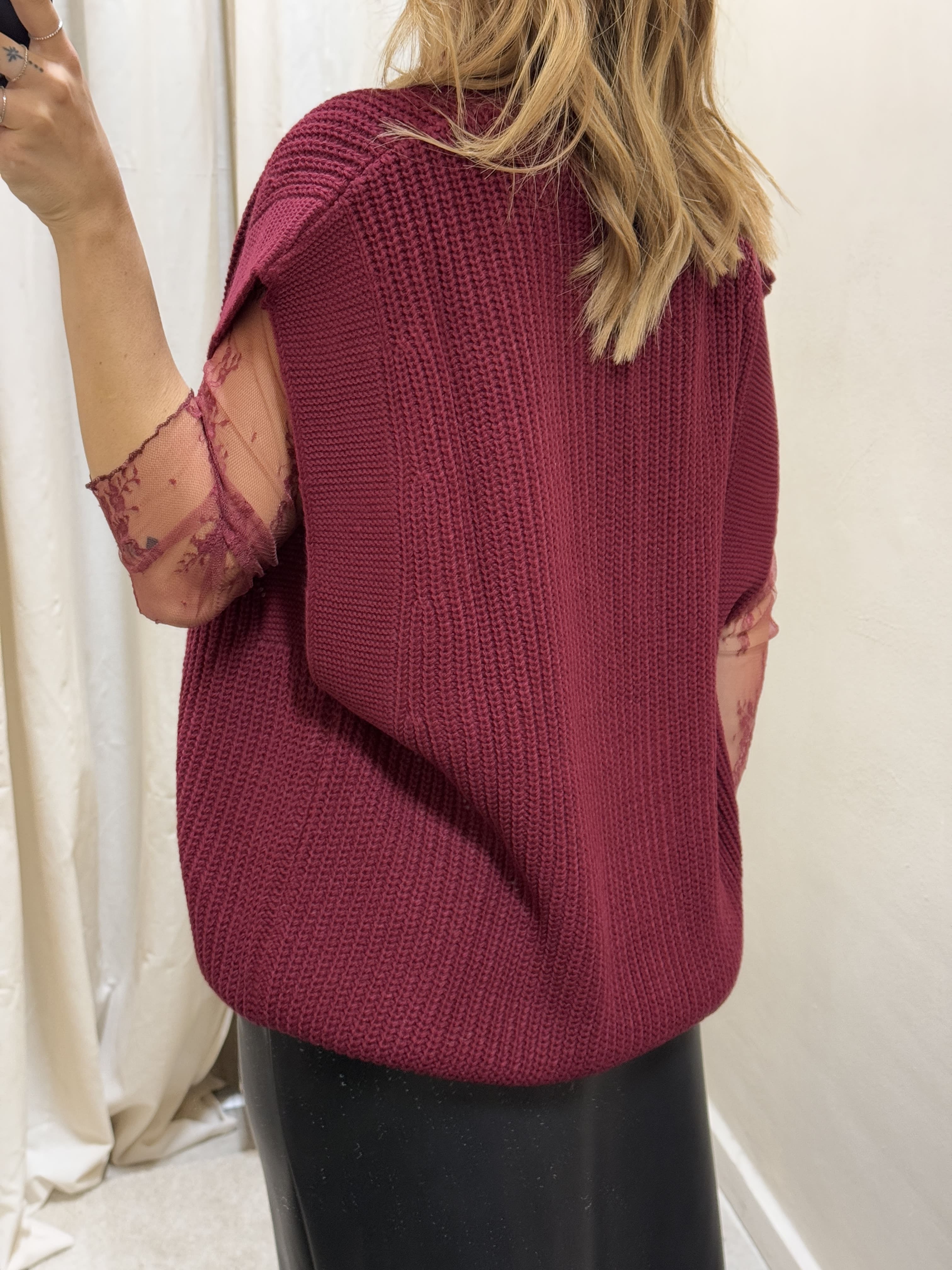 Gilet cardigan a costa inglese Susy Mix