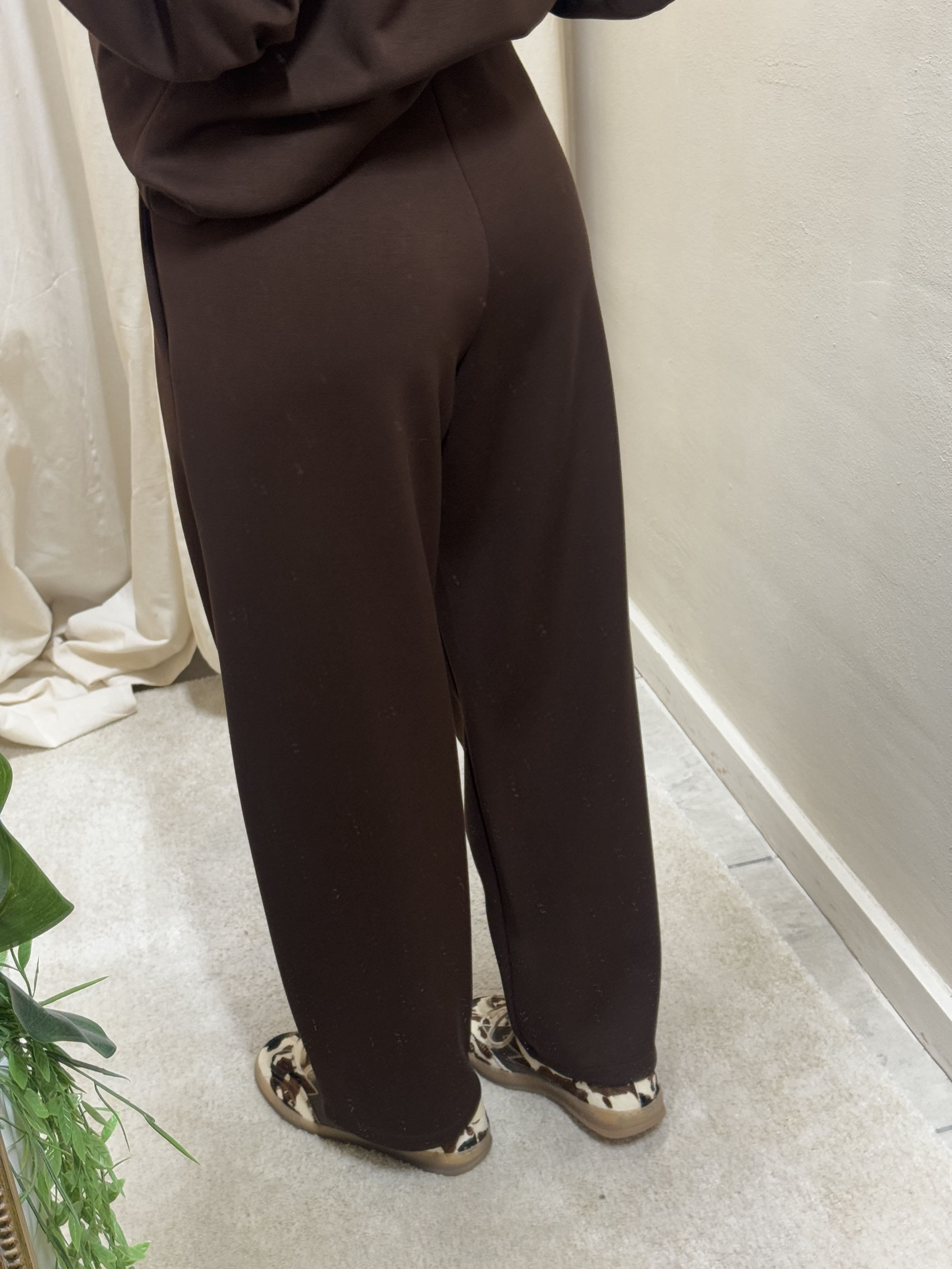 Pantalone carrot misto viscosa MyD
