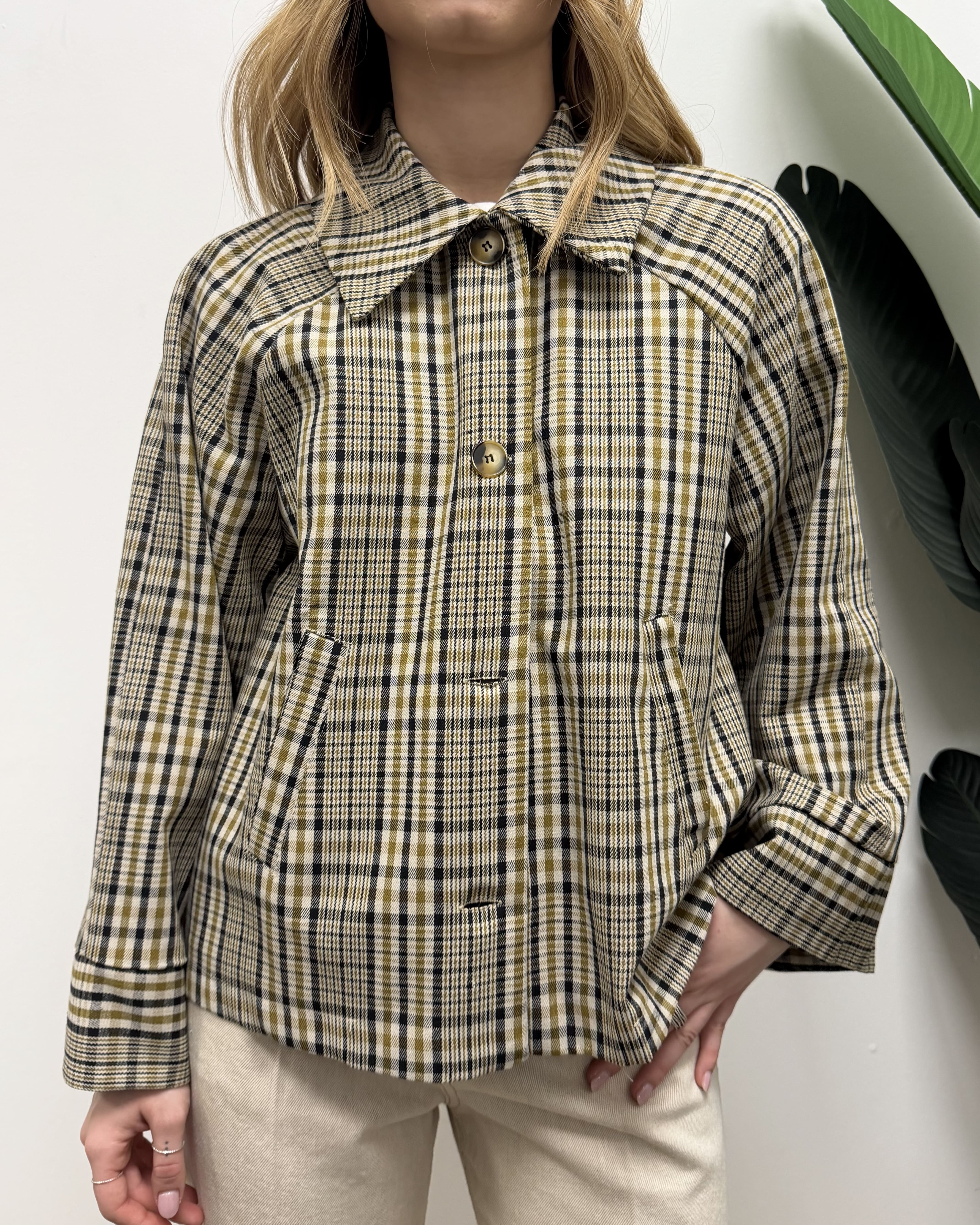 Field jacket micro quadretti Susy Mix