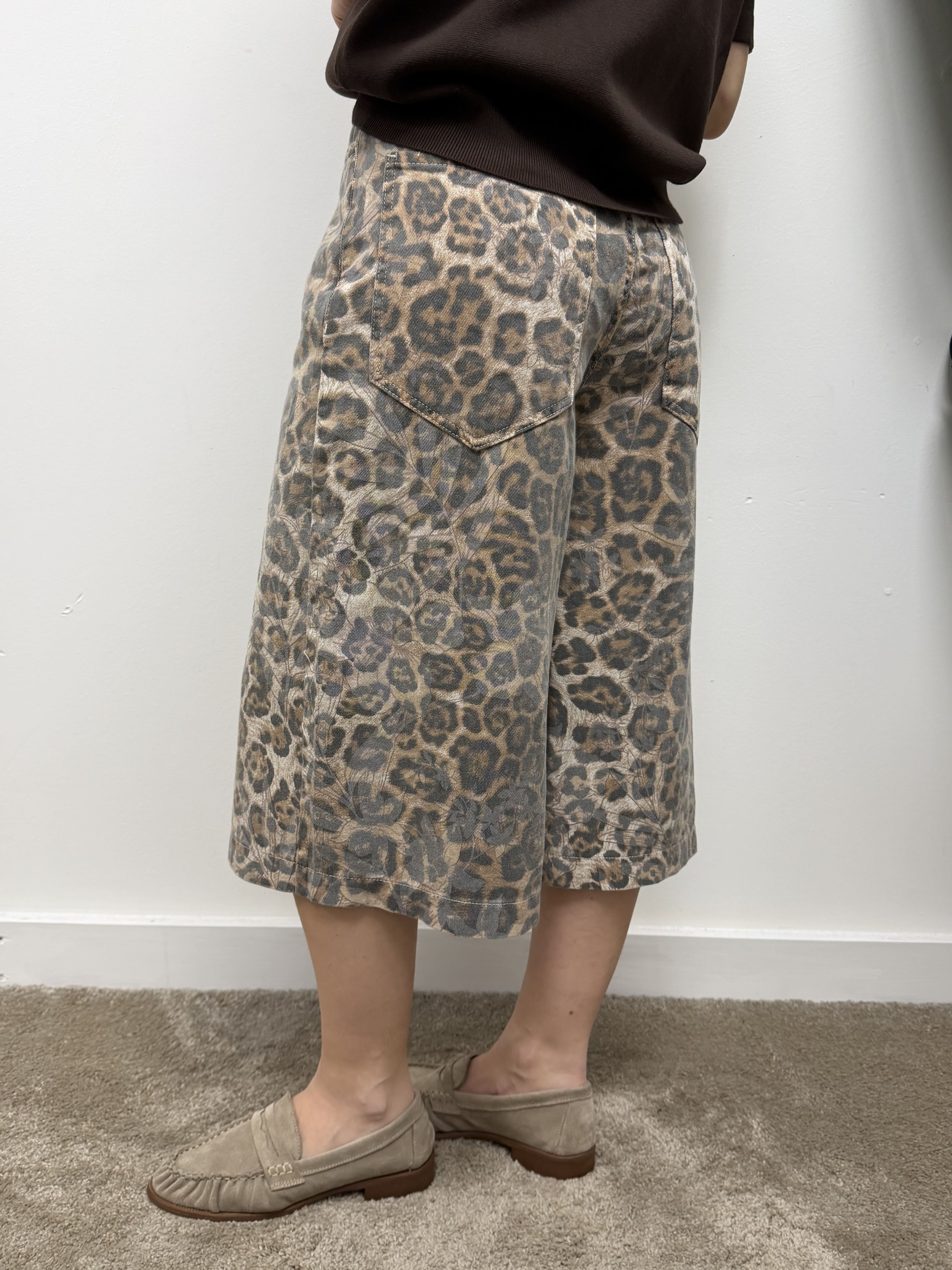 Bermuda in denim maculato Susy Mix