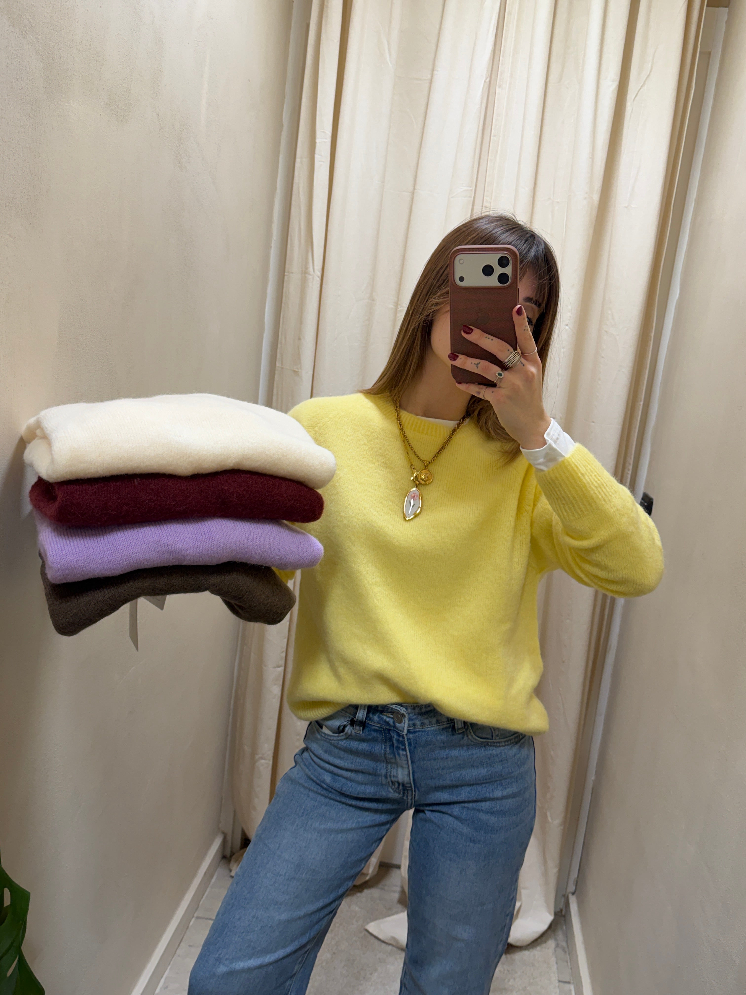 Maglione morbido girocollo Susy Mix