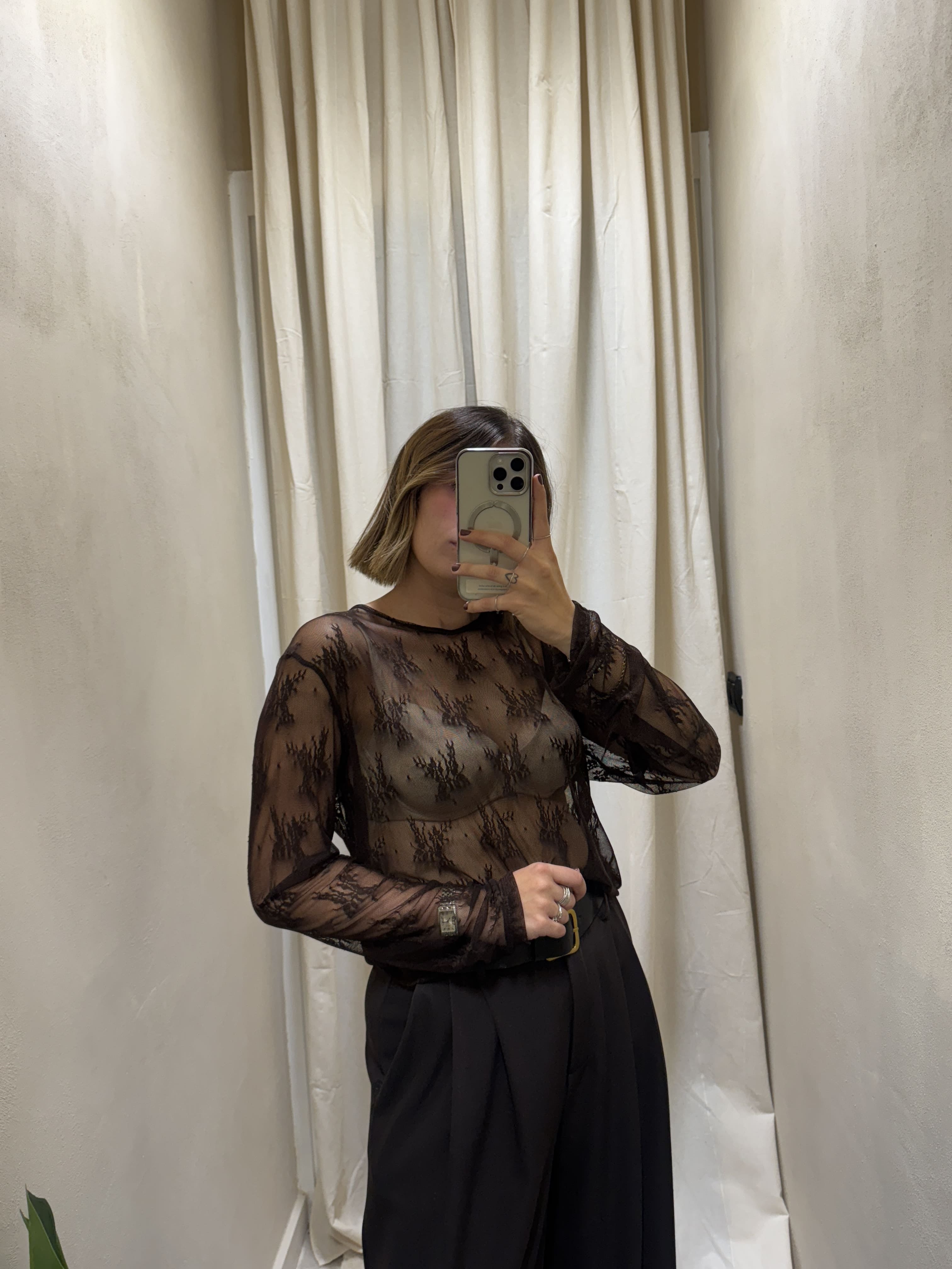 Maglia in pizzo over Dixie