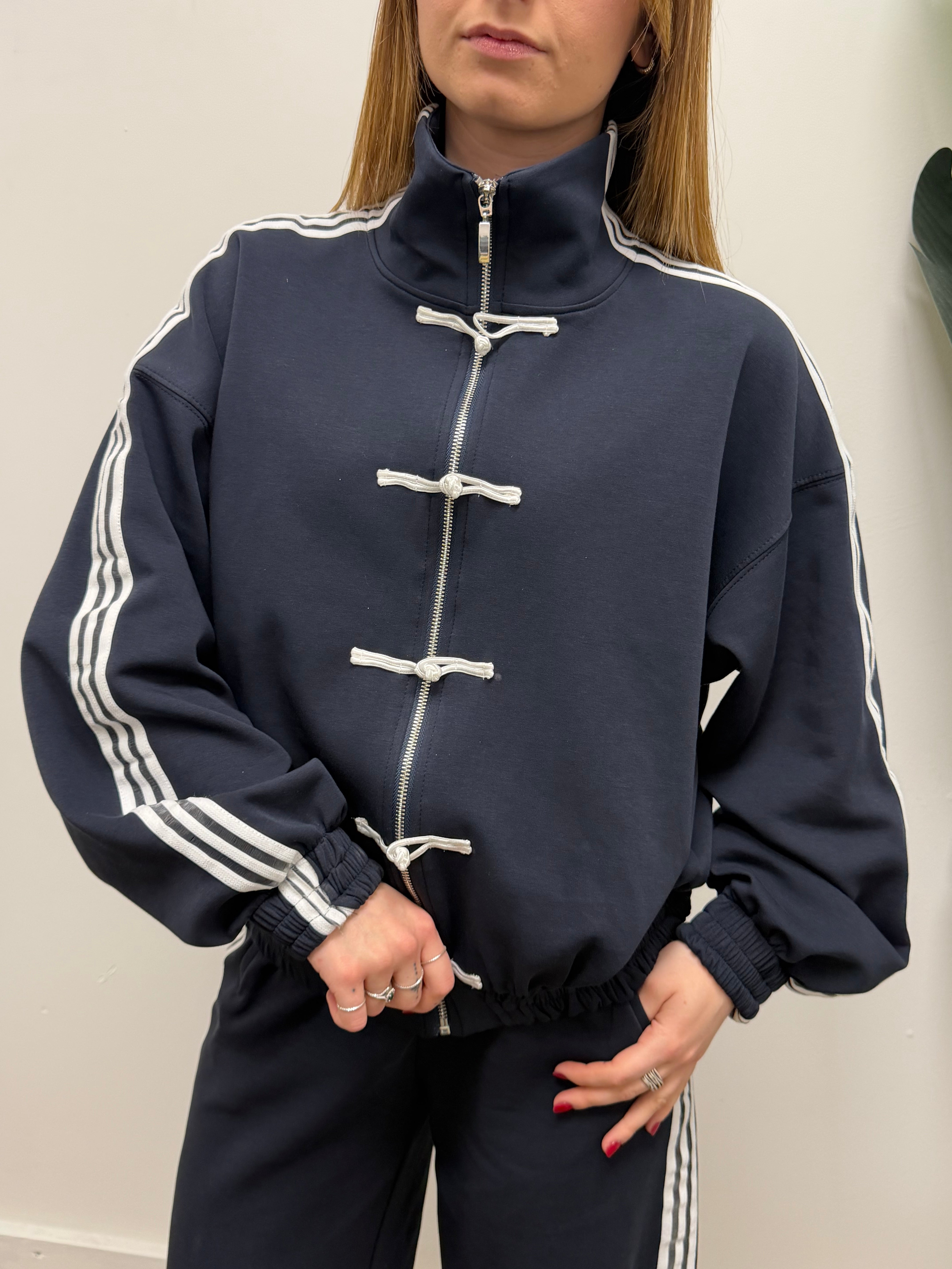 Felpa interlock alamari Tensione In