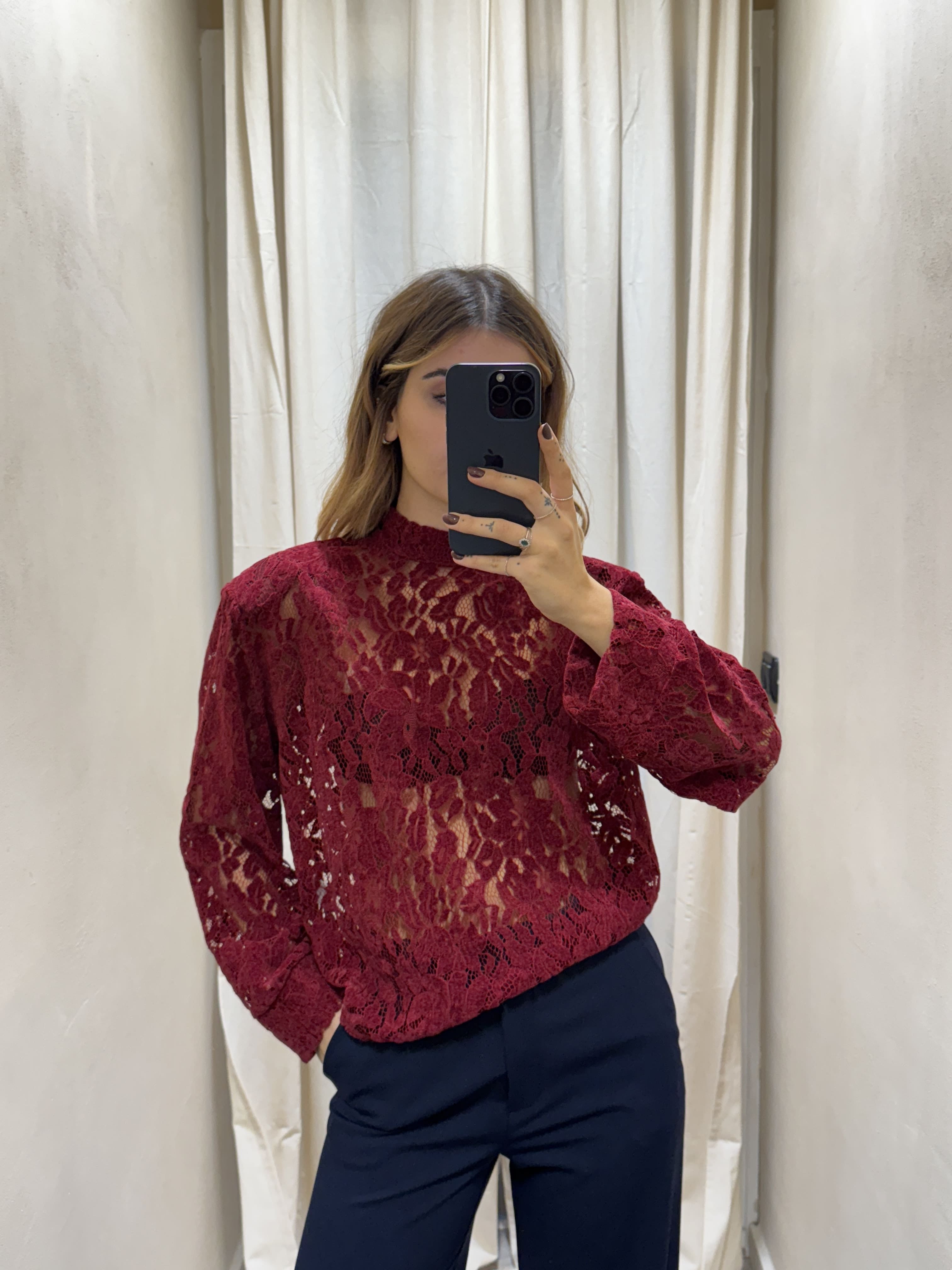 Blusa in pizzo cinigliato HaveOne