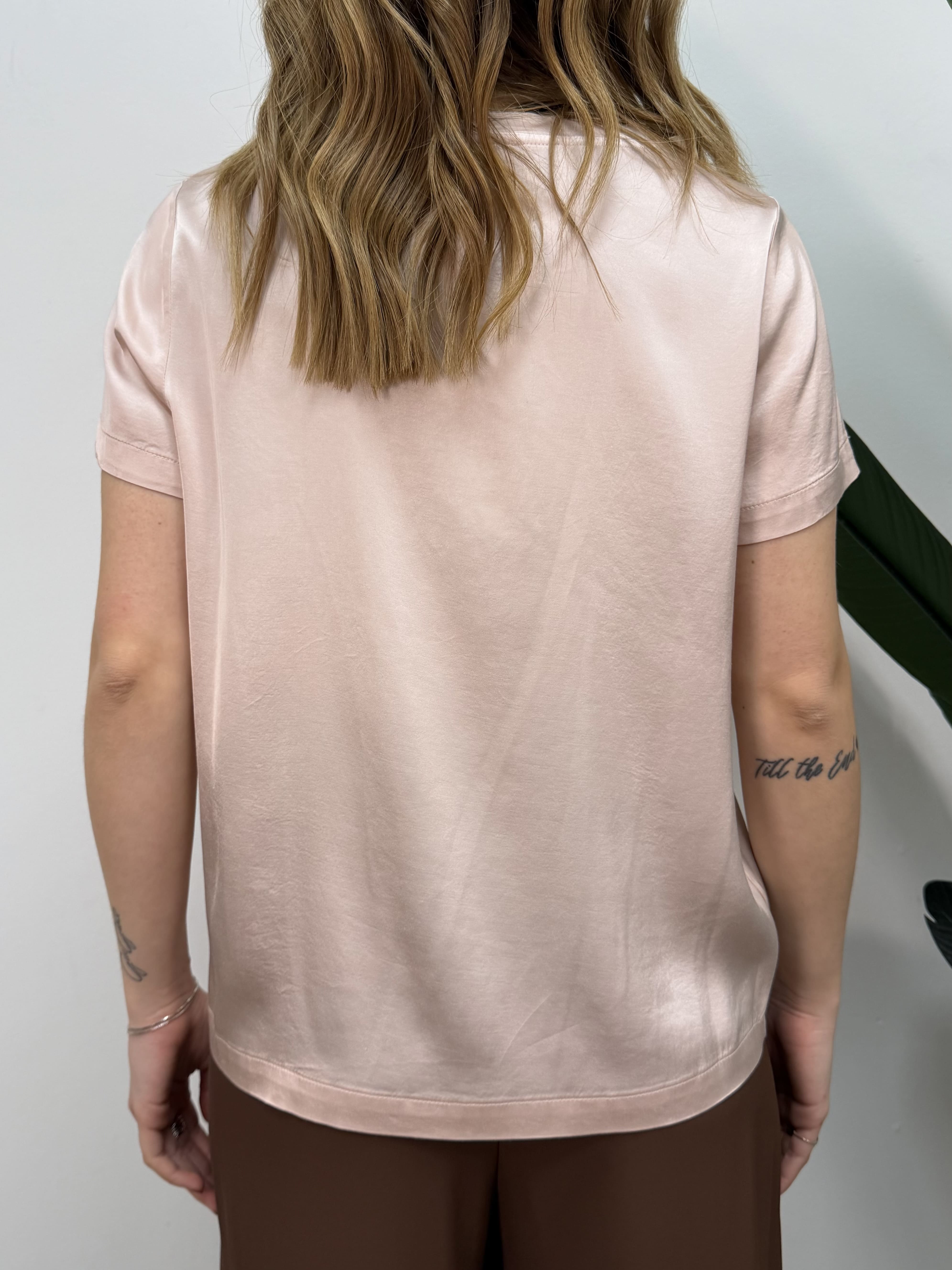 T-Shirt girocollo in viscosa VICOLO