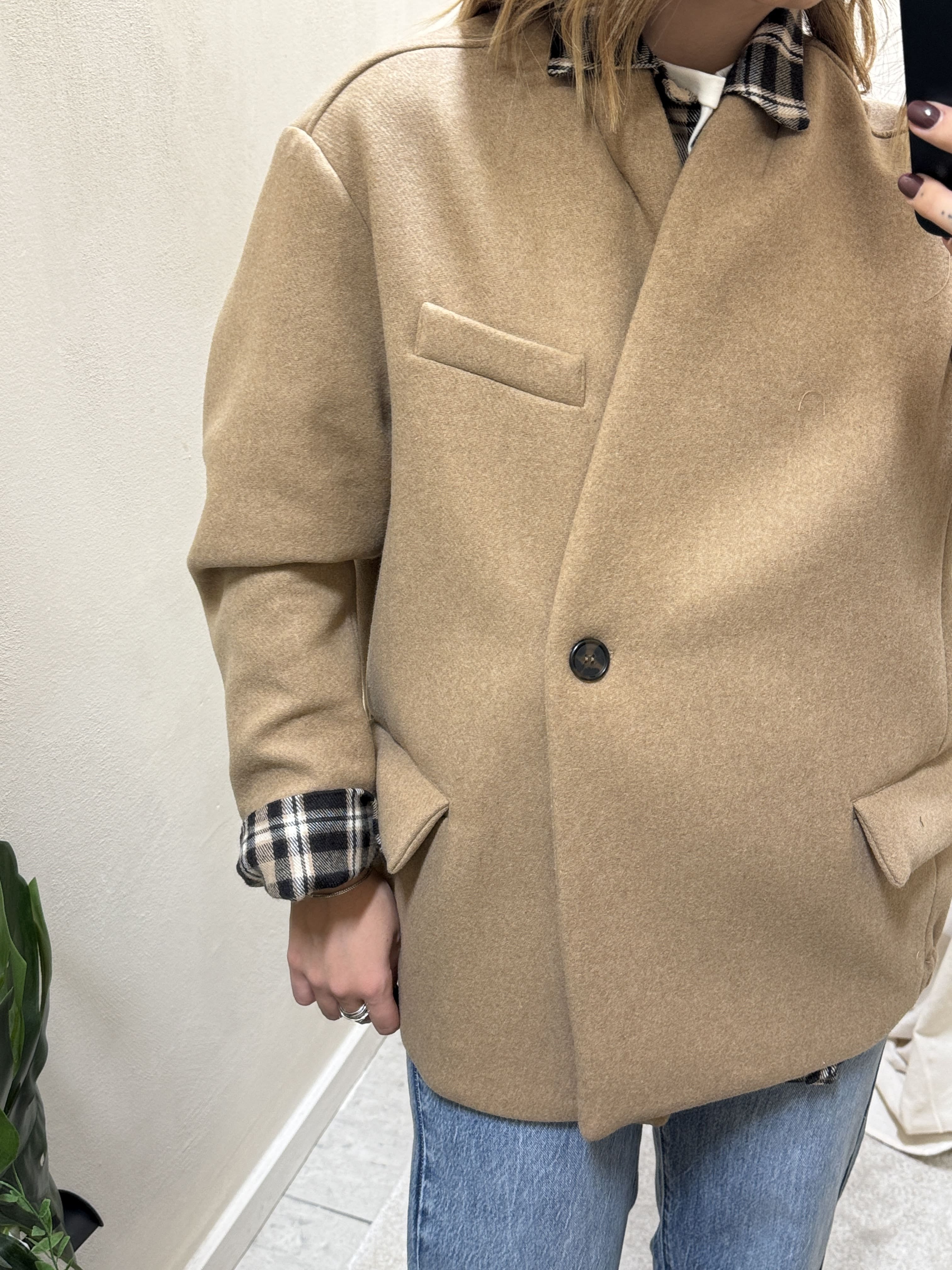 Giacca bomber in panno Dixie