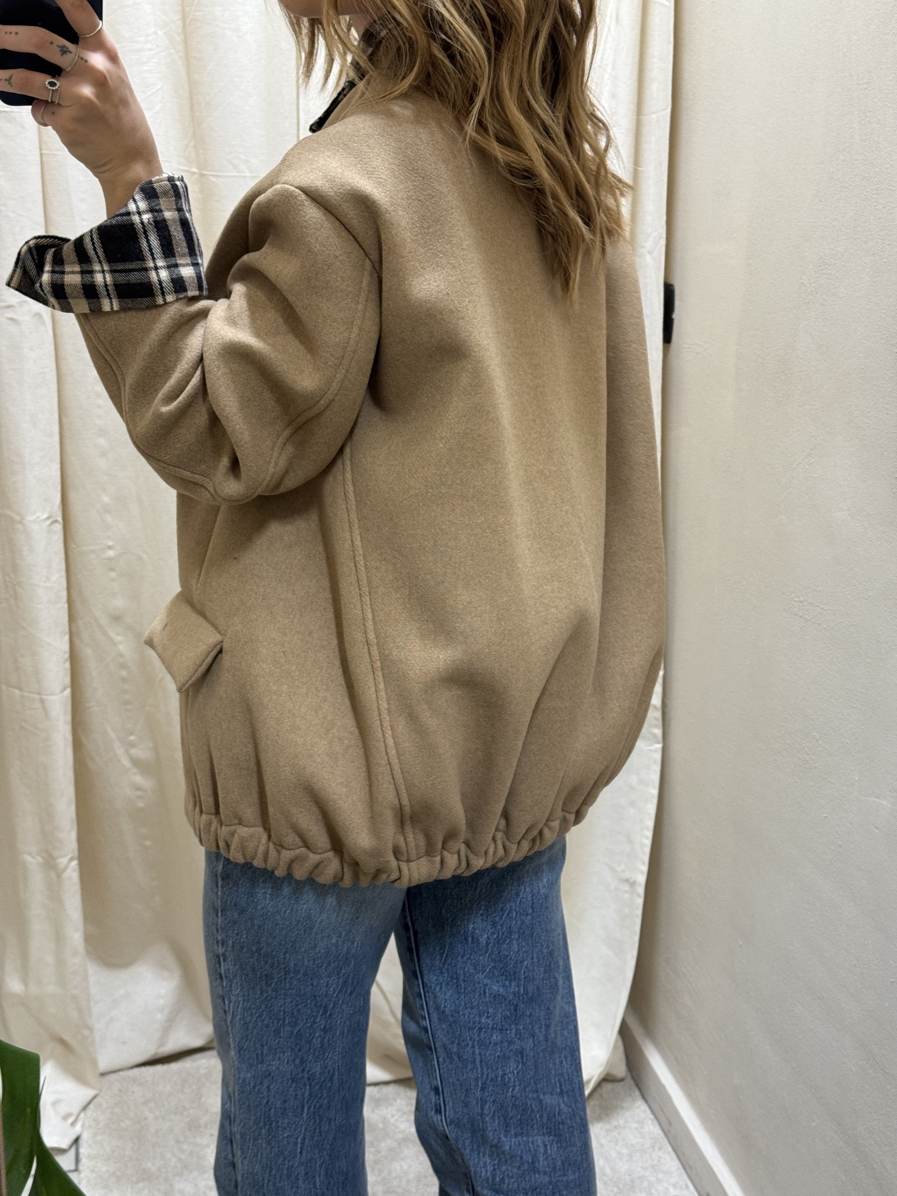 Giacca bomber in panno Dixie