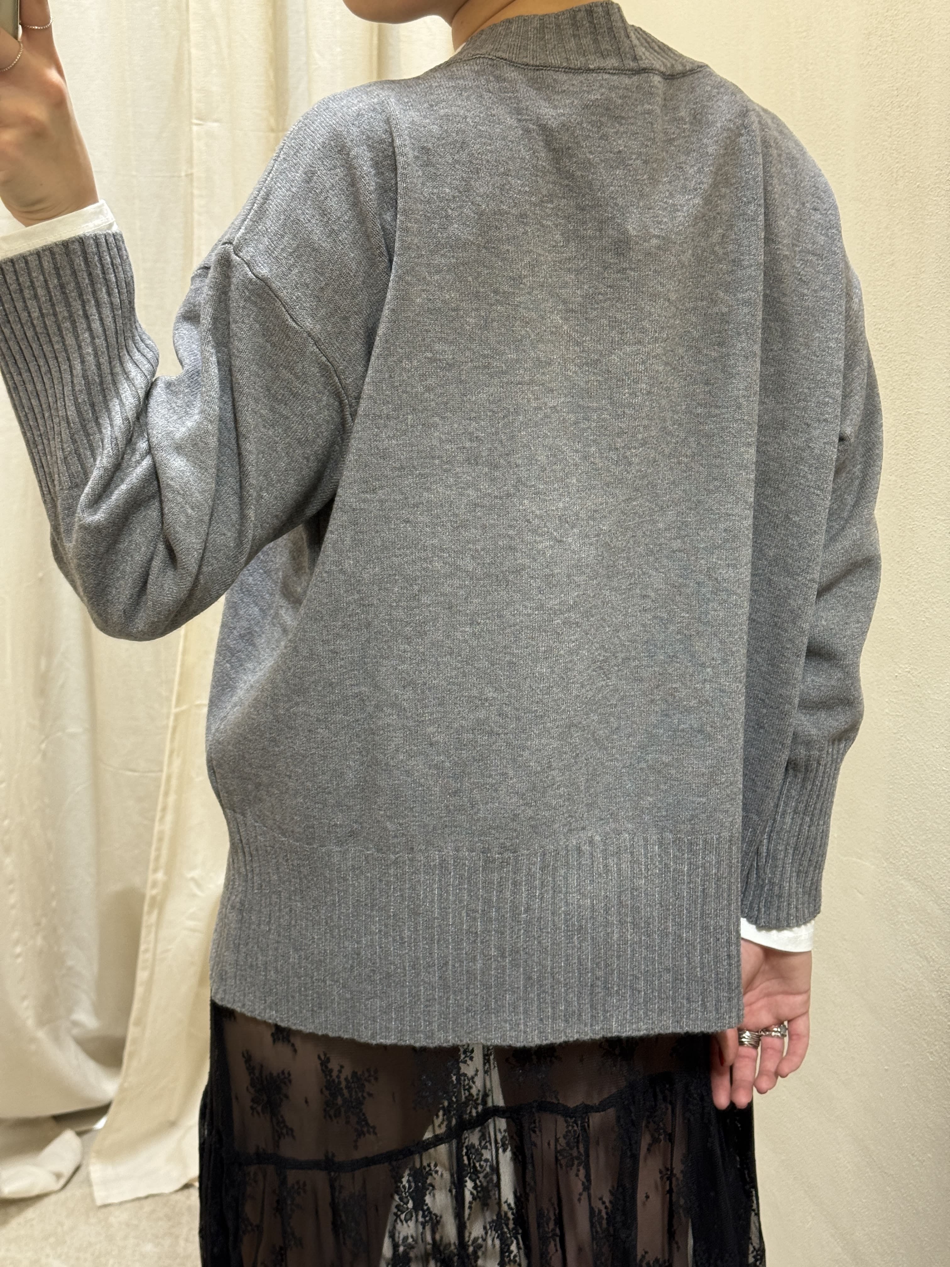 Maglione basic in viscosa scollo V Susy Mix