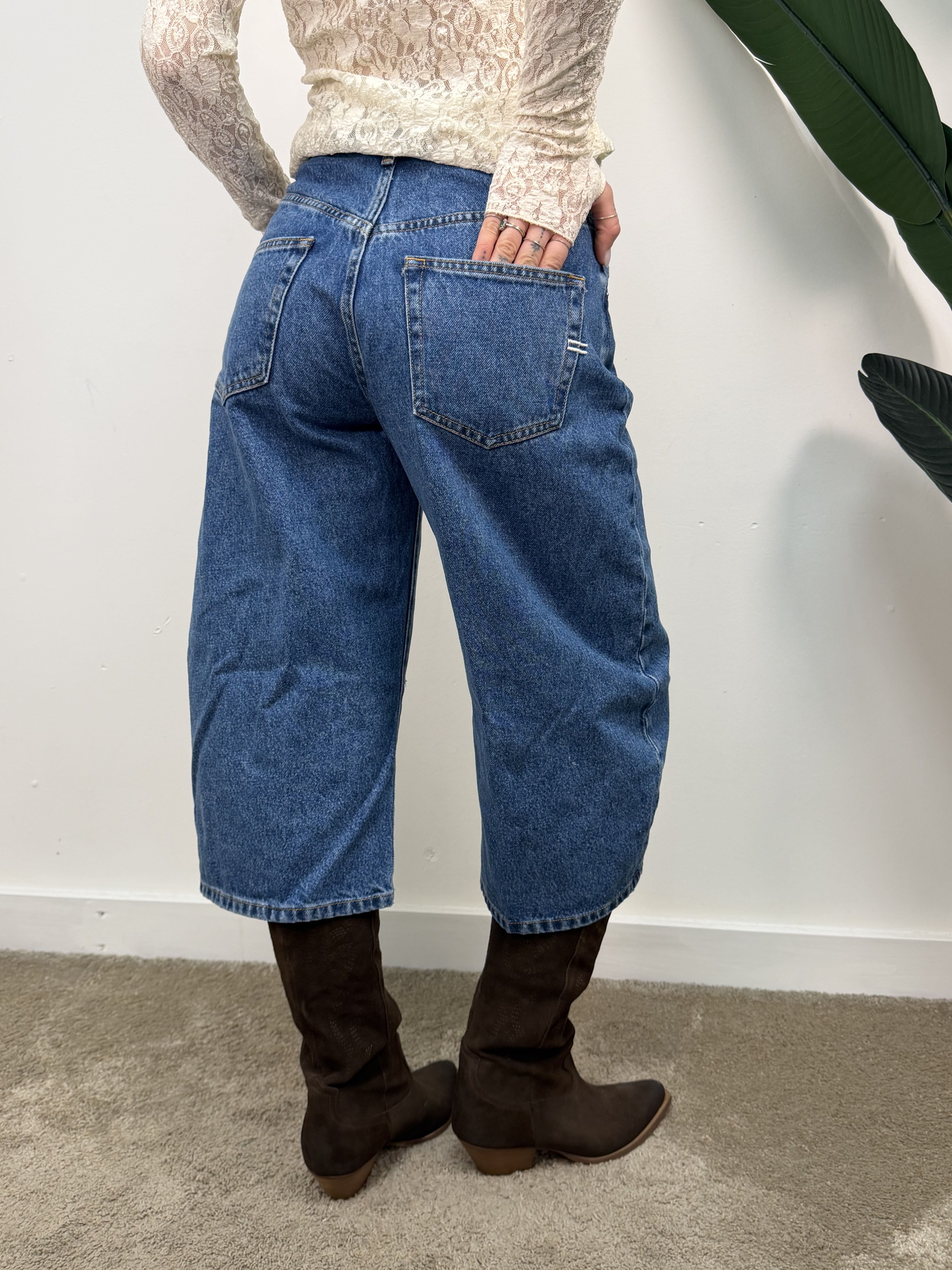 Bermuda lungo in denim VICOLO