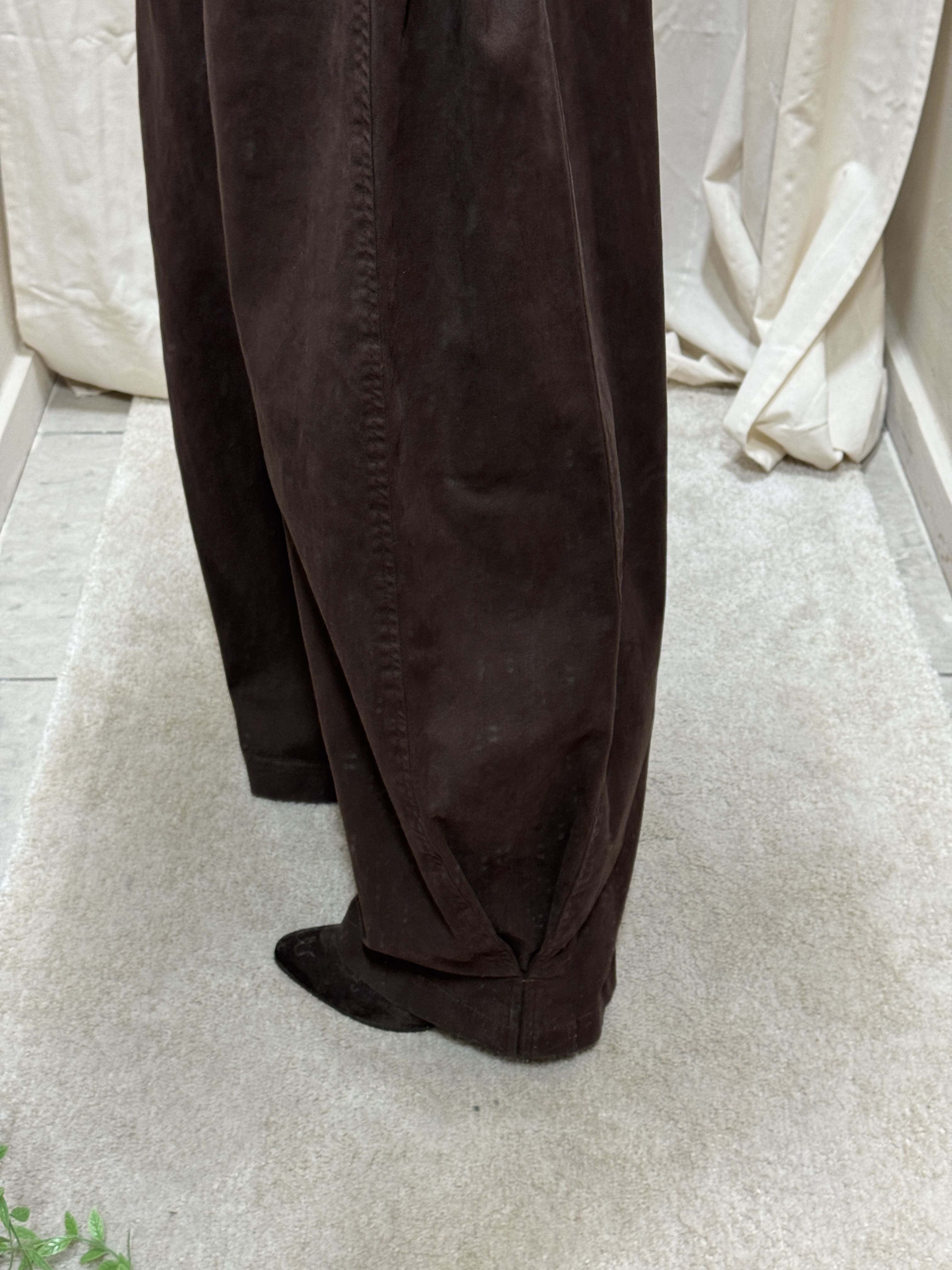 Pantalone barrel tinto in capo Susy Mix
