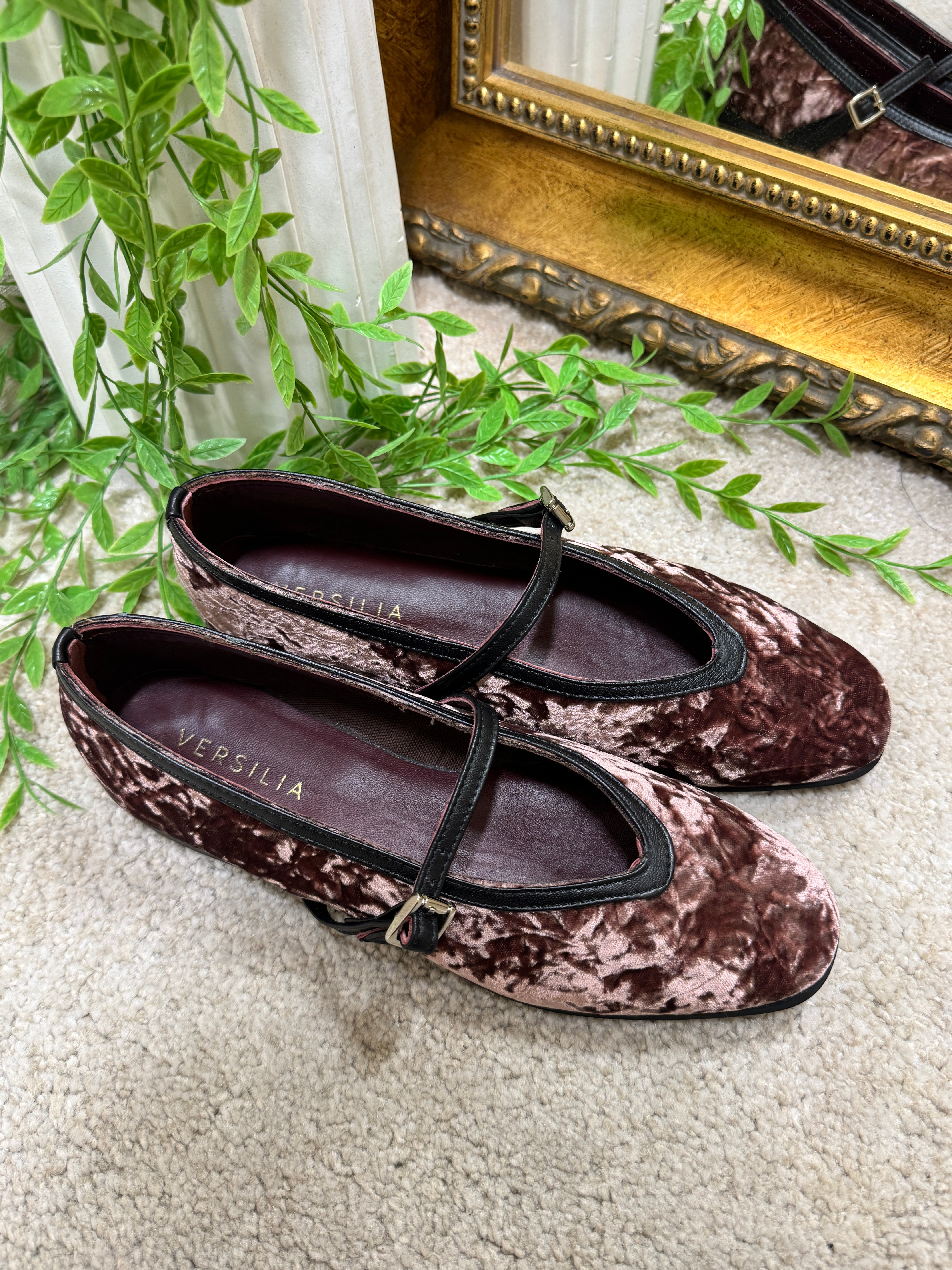 Friulana in ciniglia di velluto con cinturino Versilia