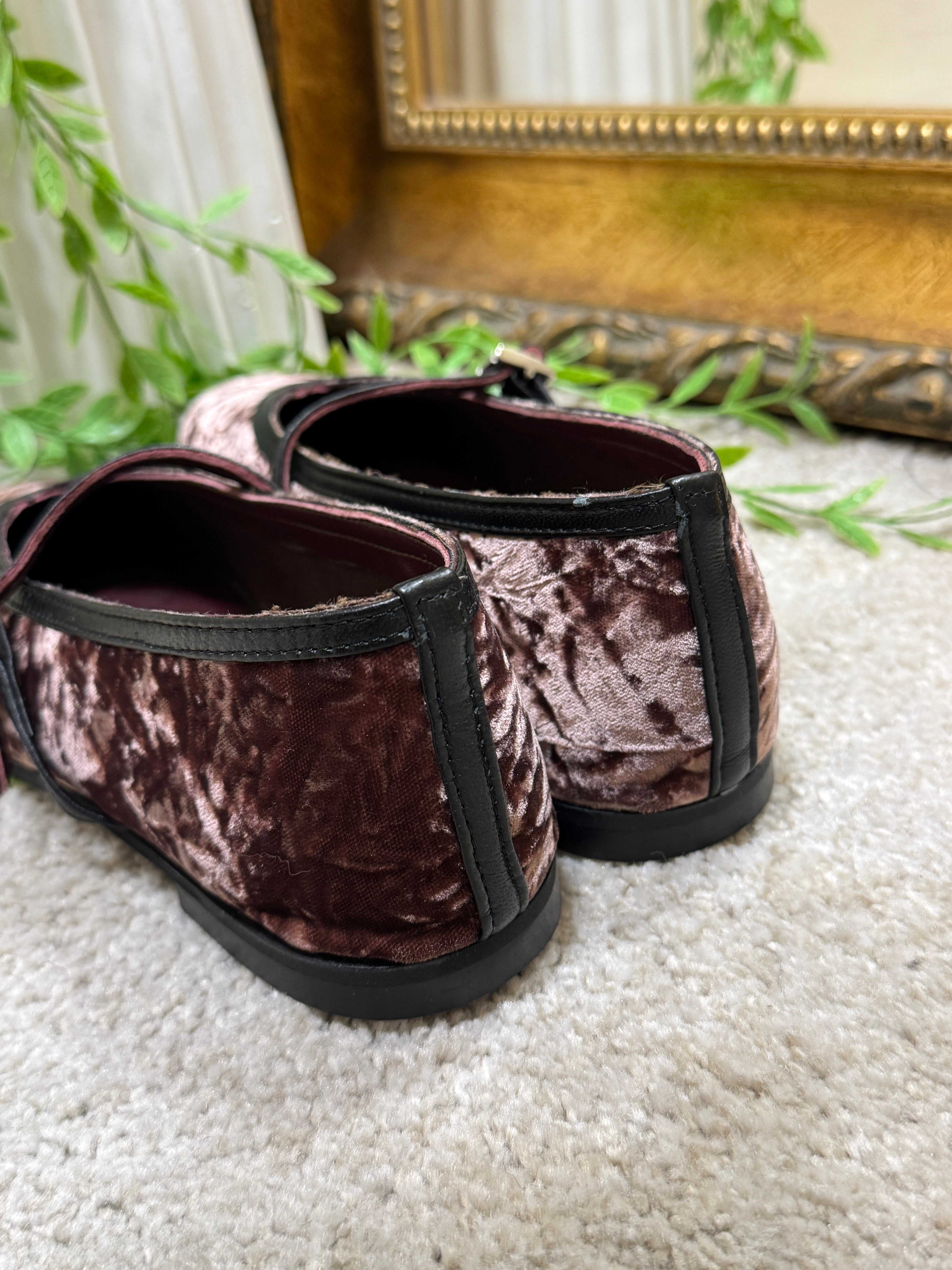 Friulana in ciniglia di velluto con cinturino Versilia