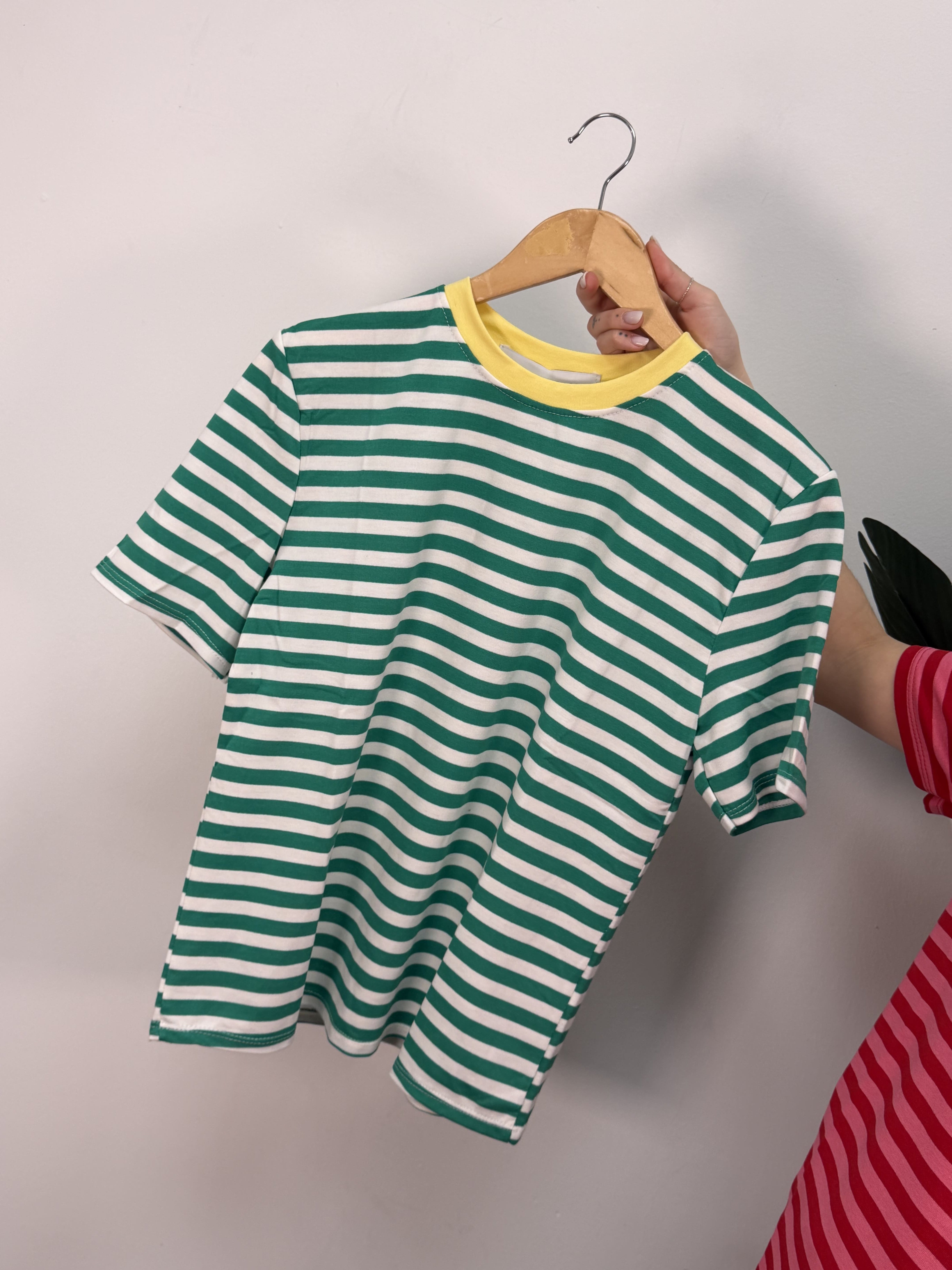 T-Shirt girocollo in cotone rigata HaveOne