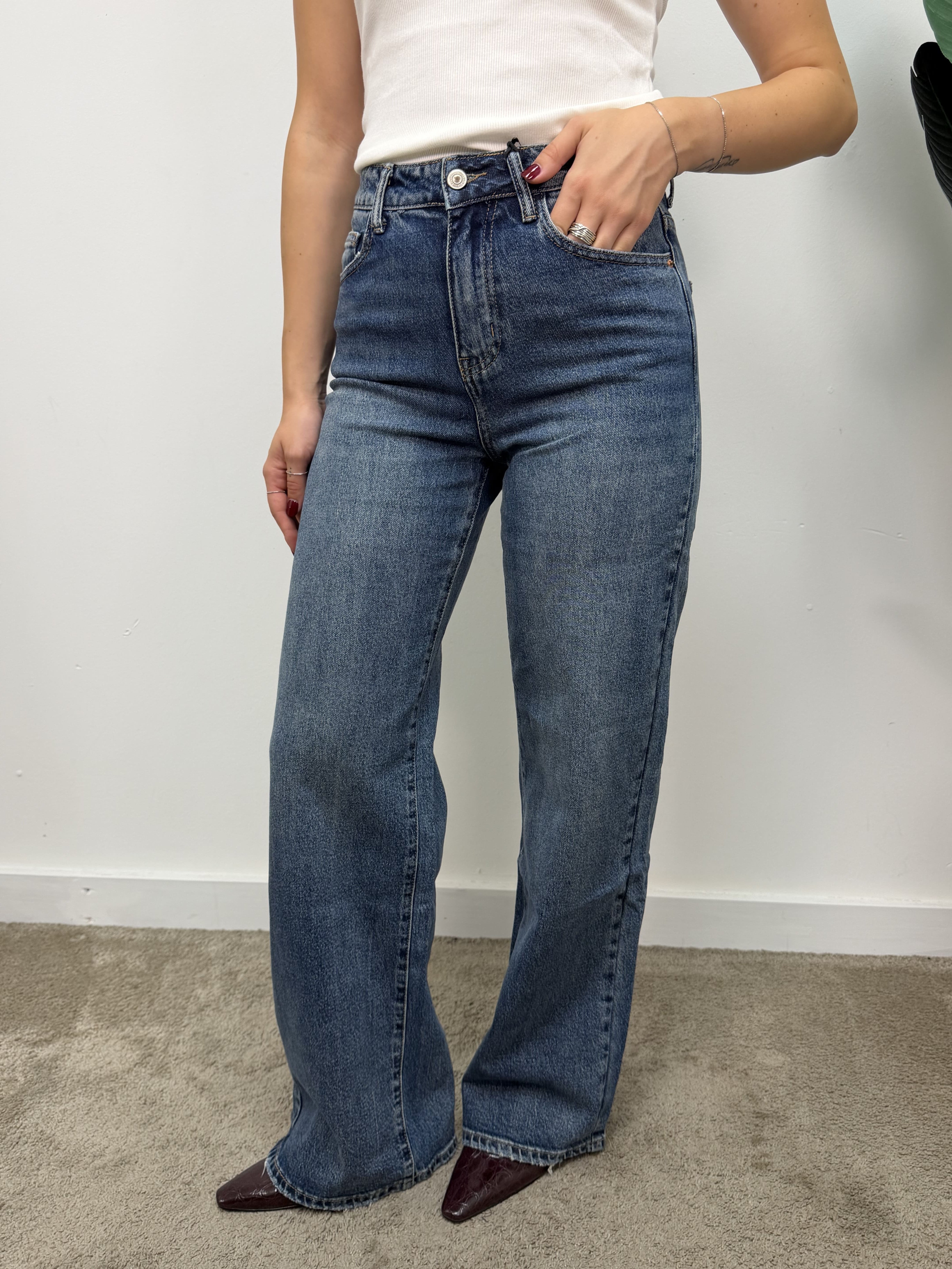 Jeans gamba dritta Eva MyD