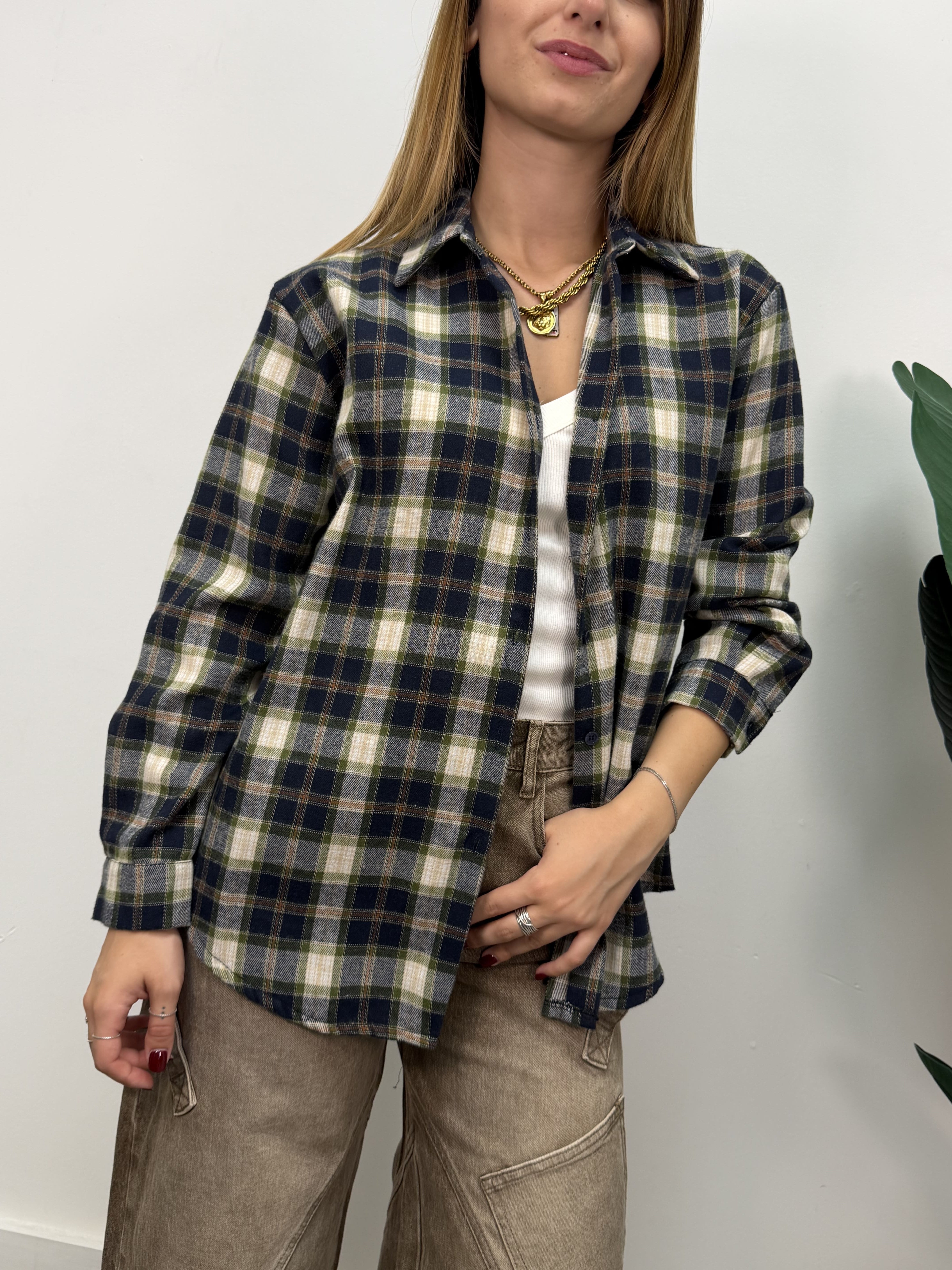 Camicia over check in flanella MyD