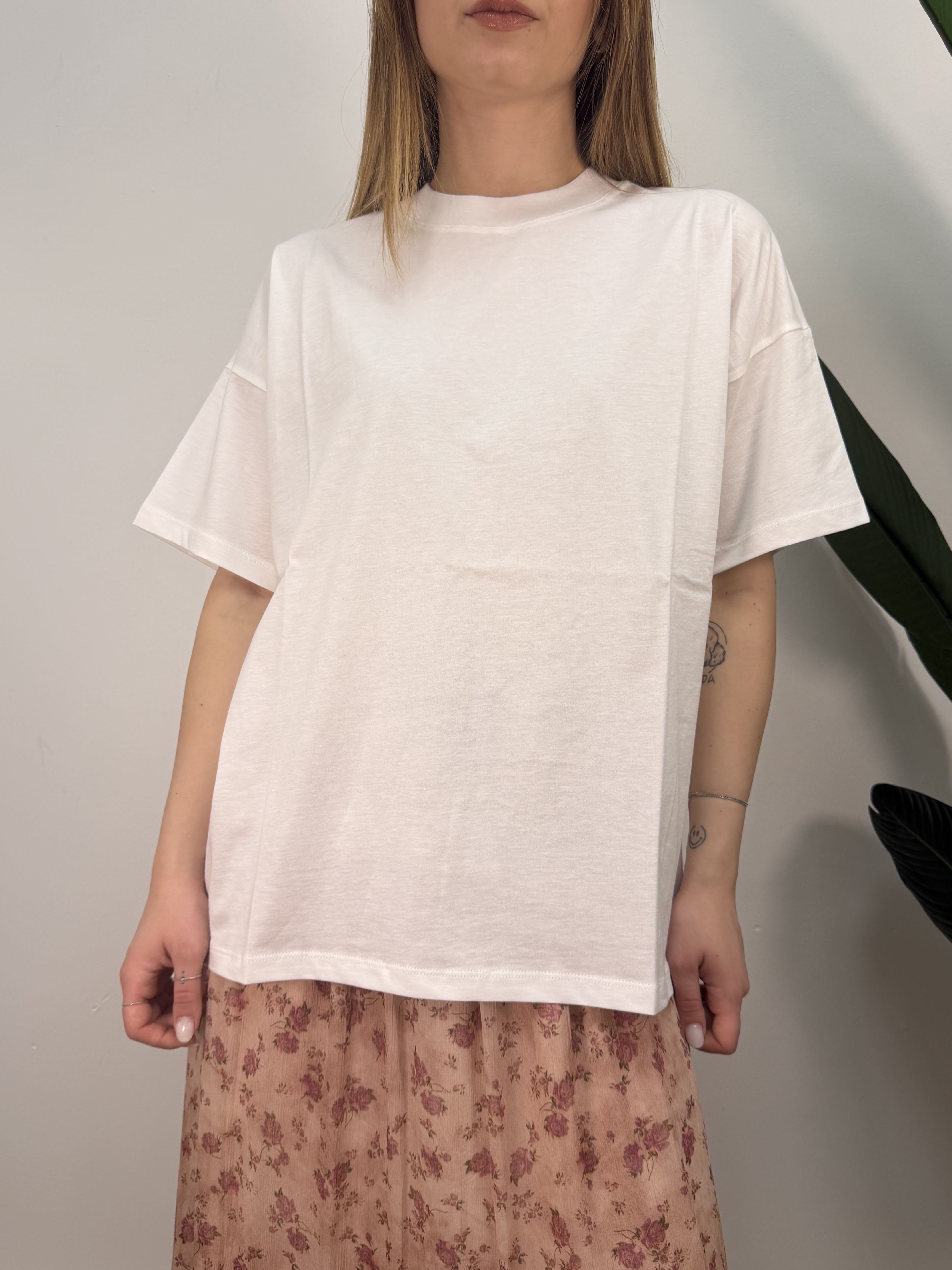 T-shirt basic girocollo in cotone VICOLO