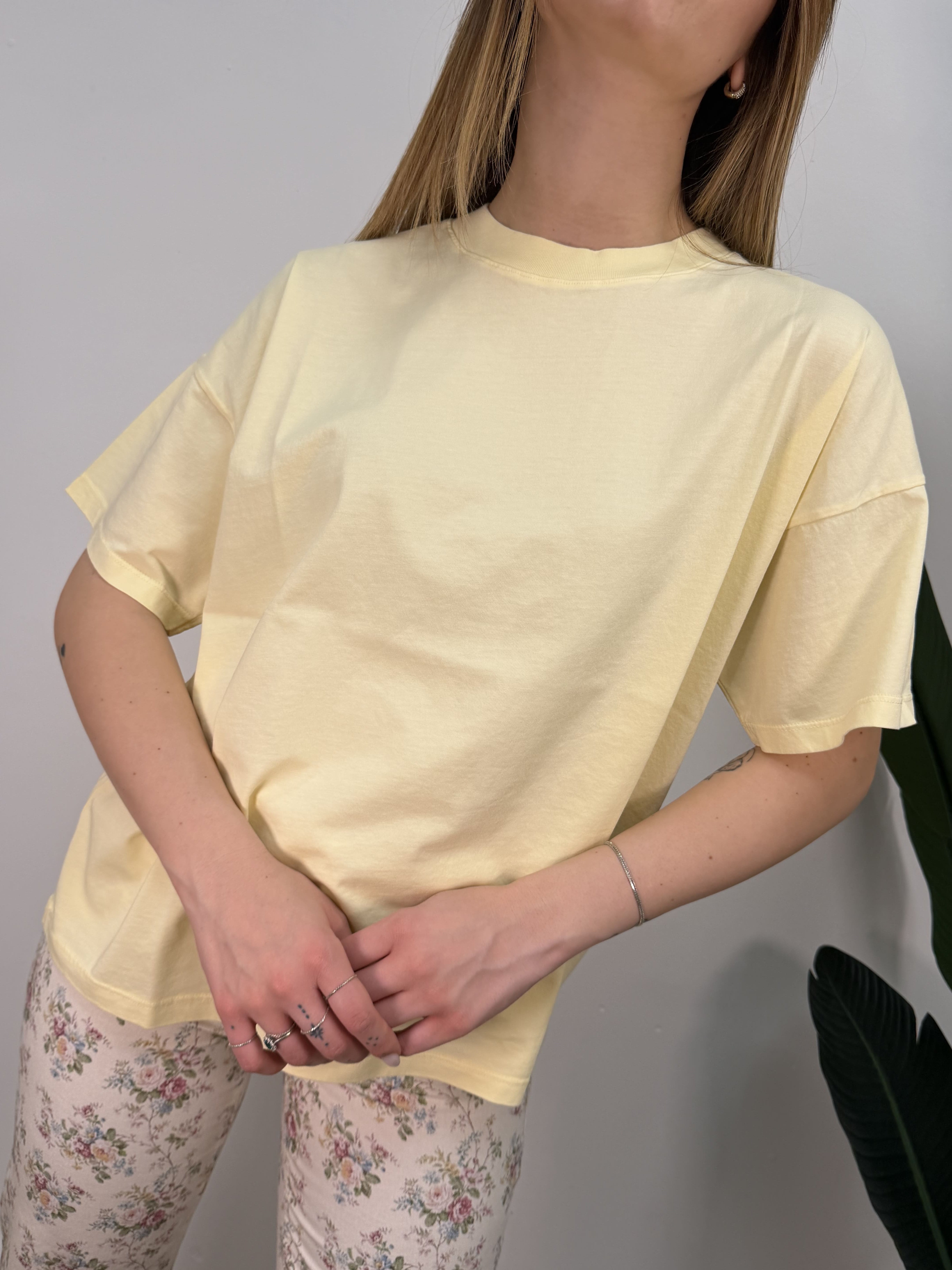 T-shirt basic girocollo in cotone VICOLO