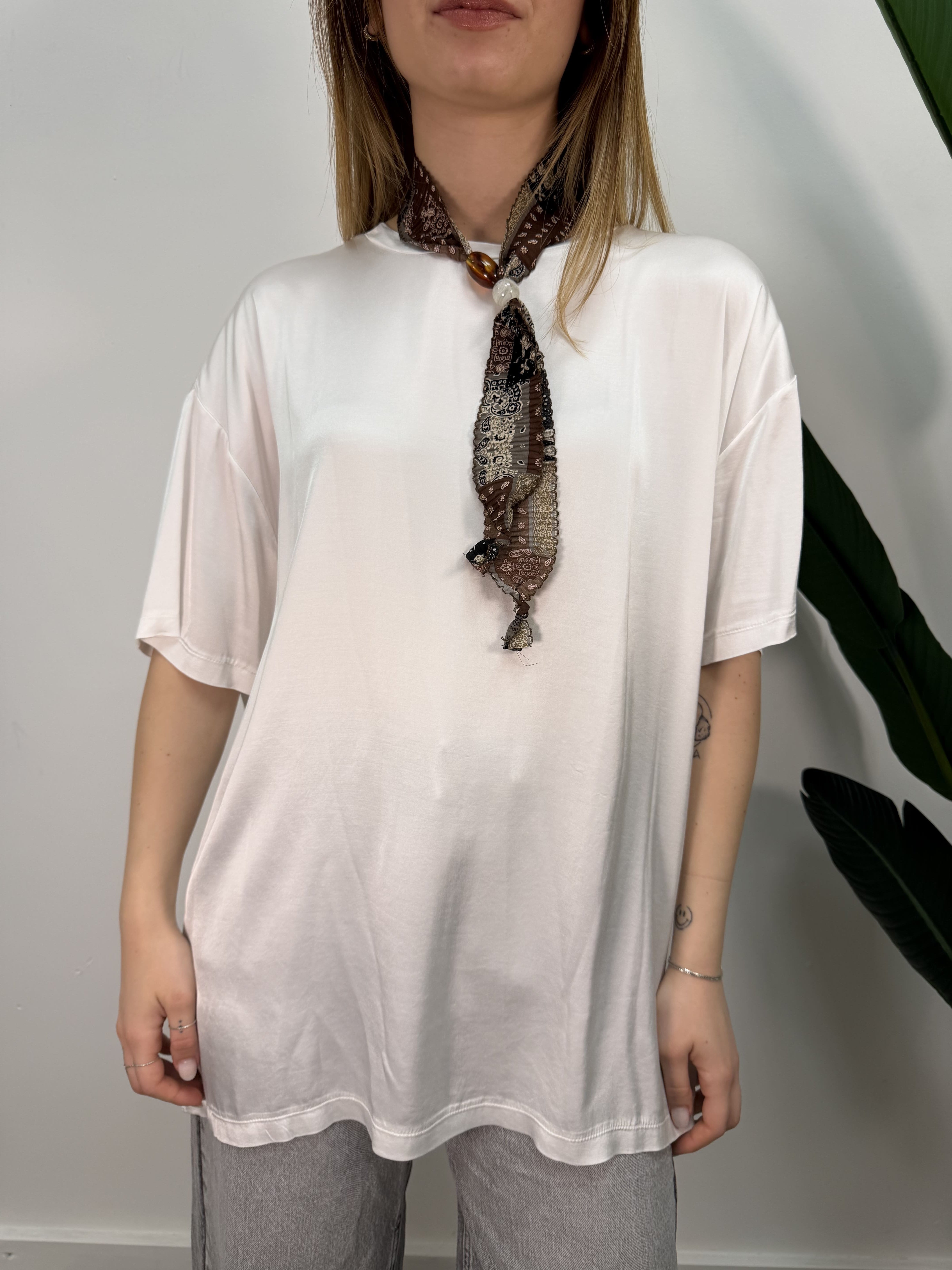 T-Shirt over satin MyD