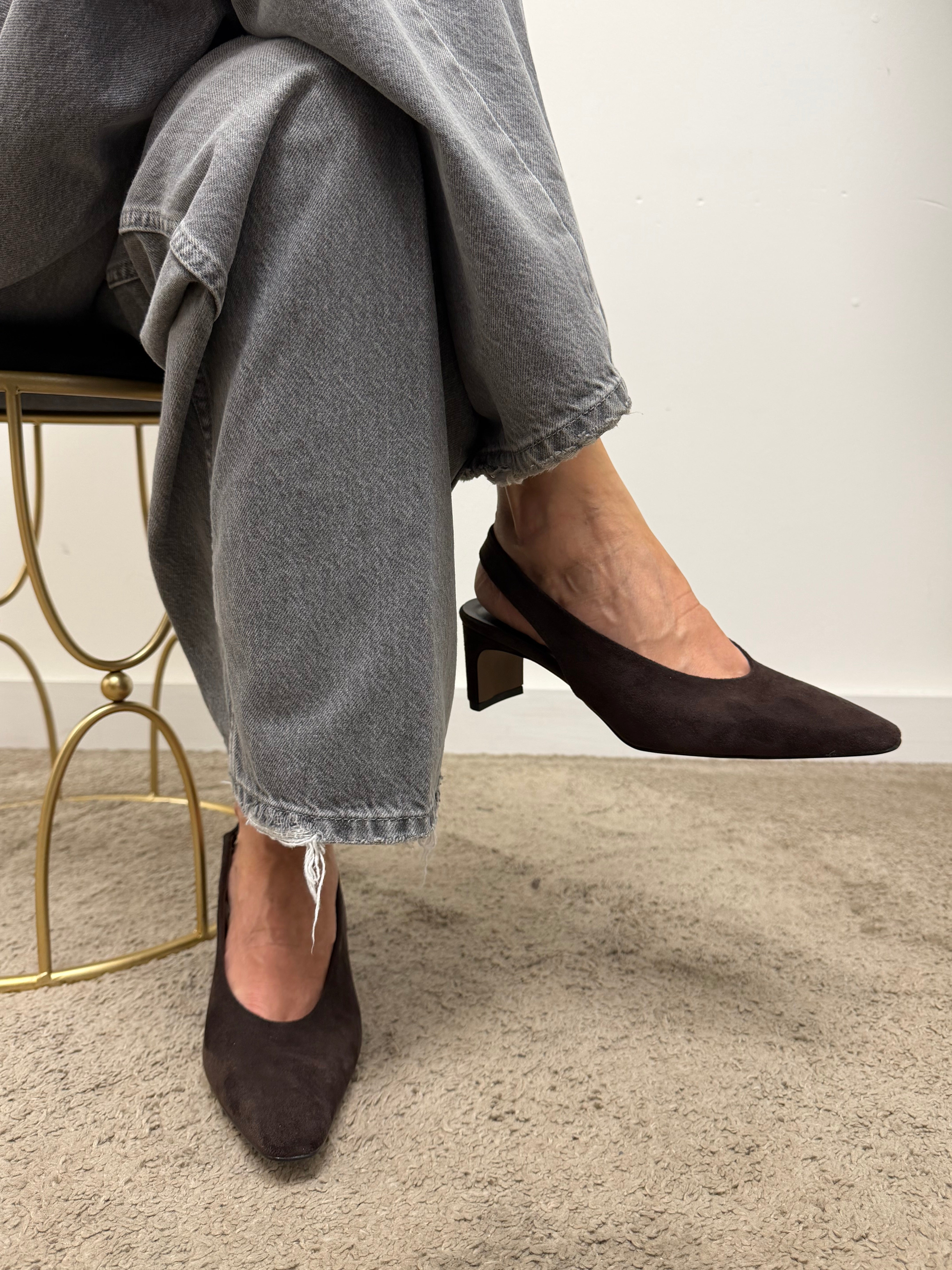 Slingback scamosciata Divine Follie