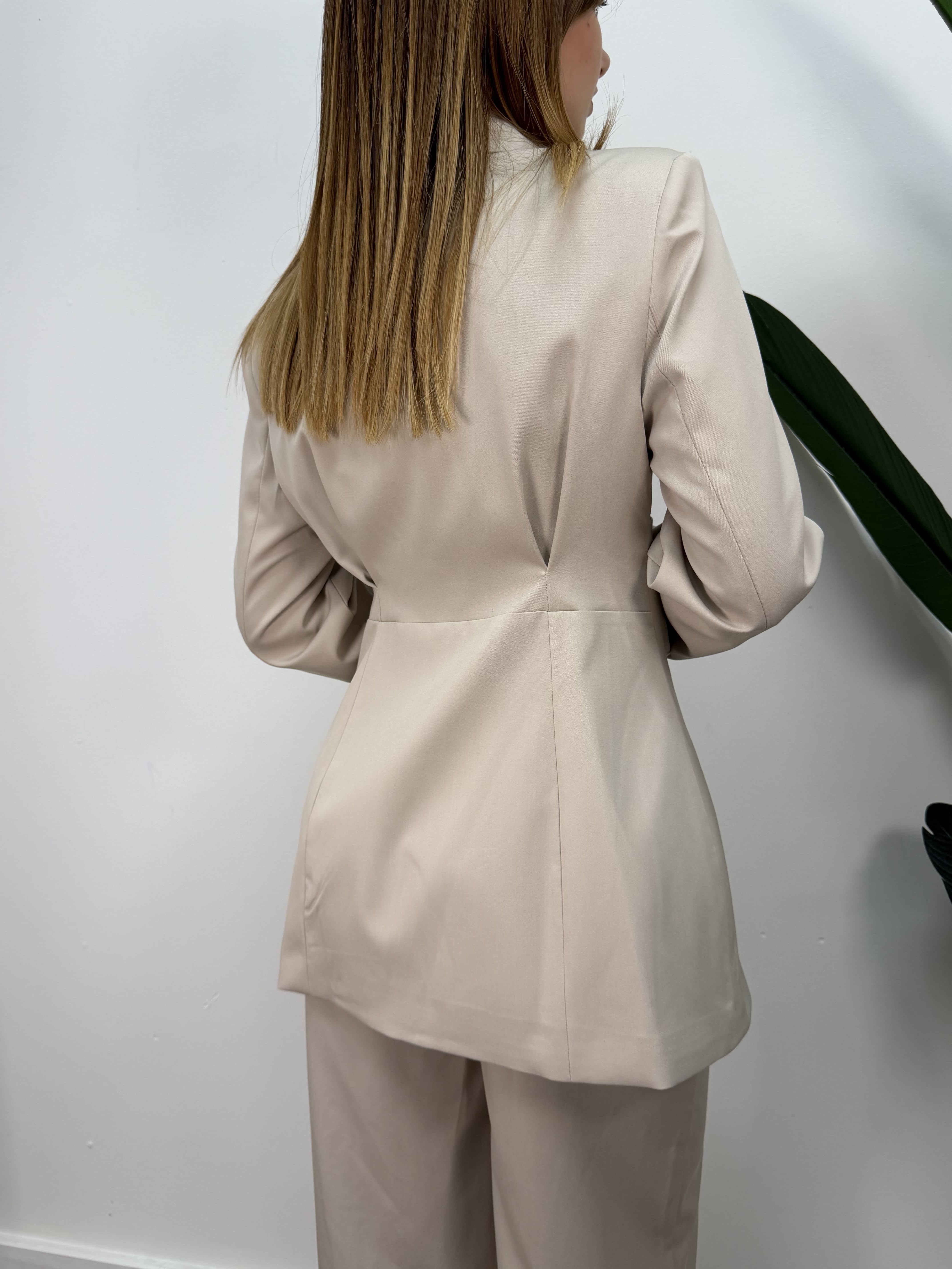 Giacca lunga con bottoni laterali HaveOne