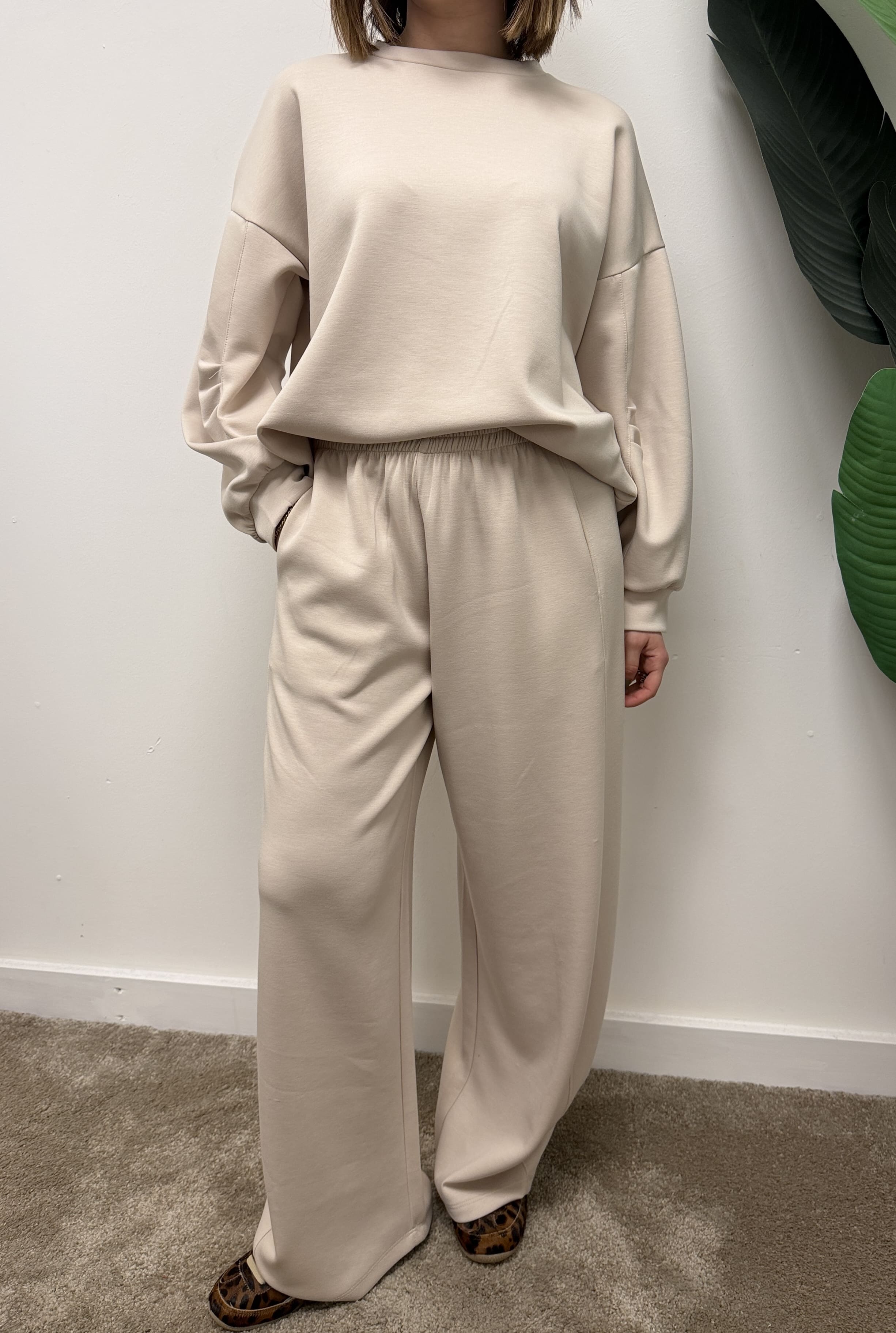 Coord-set morbidone felpa + pantalone MyD