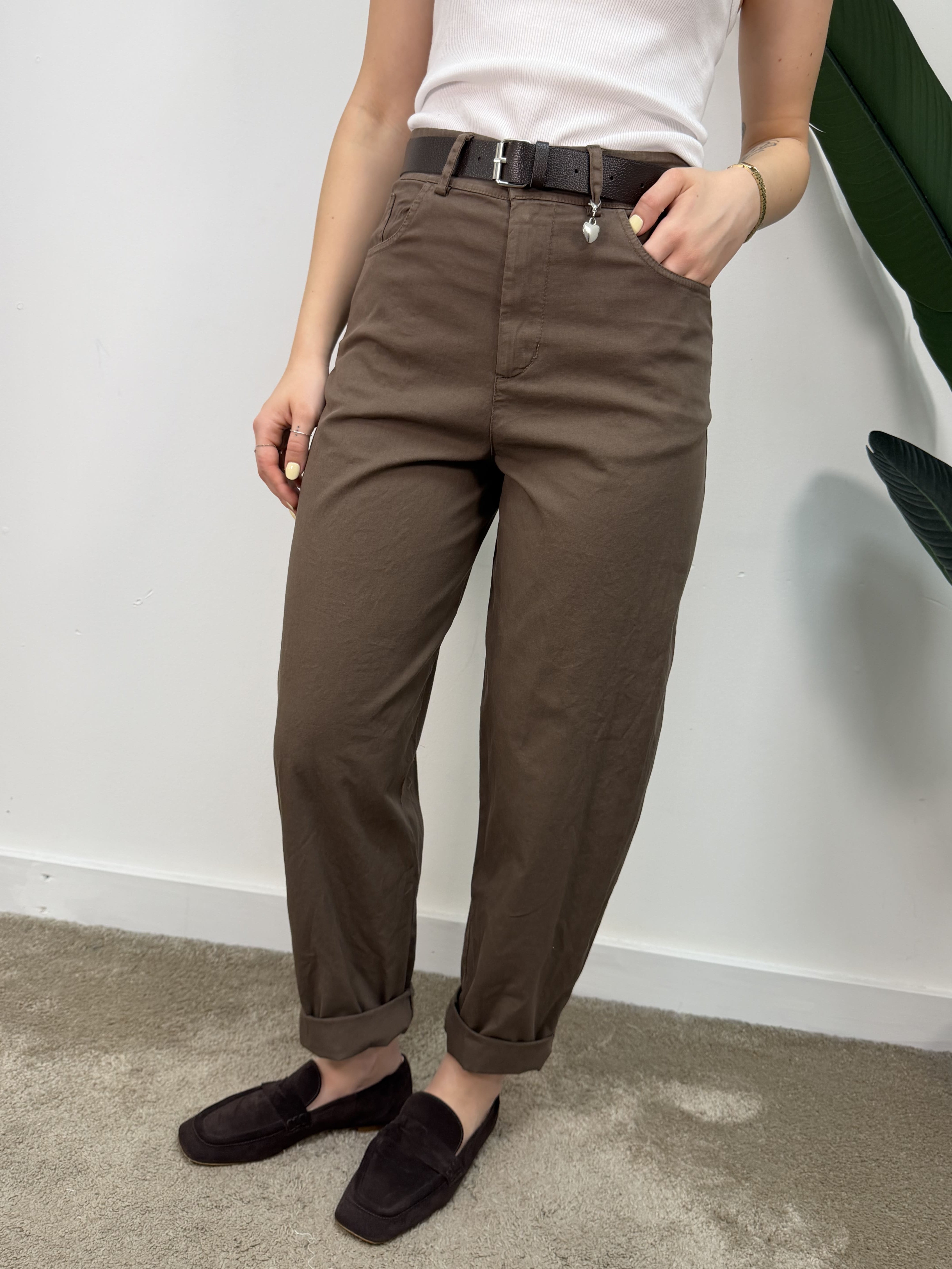 Pantalone cuoricino modello carrot Susy Mix