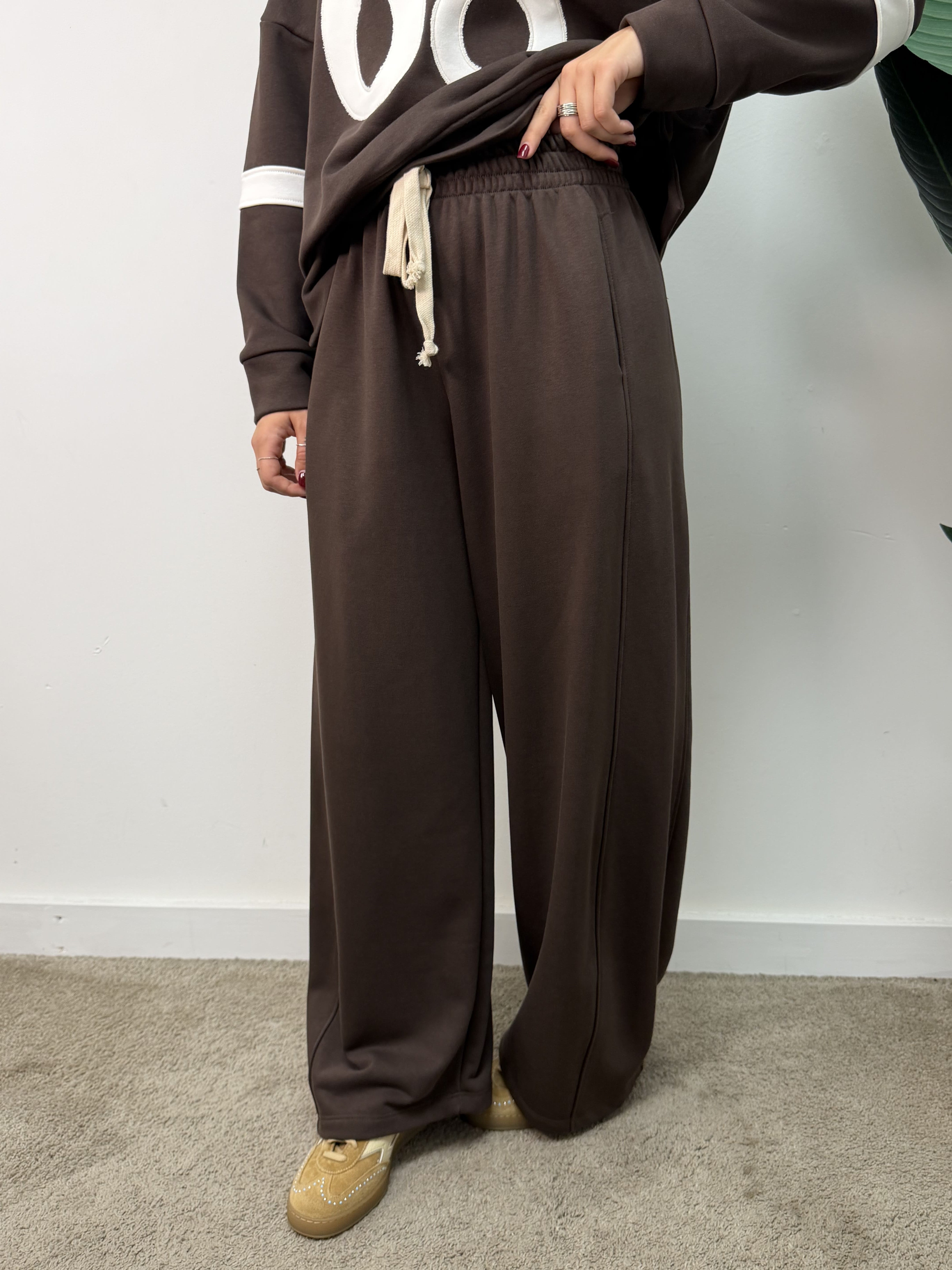 Pantalone dritto con coulisse MyD